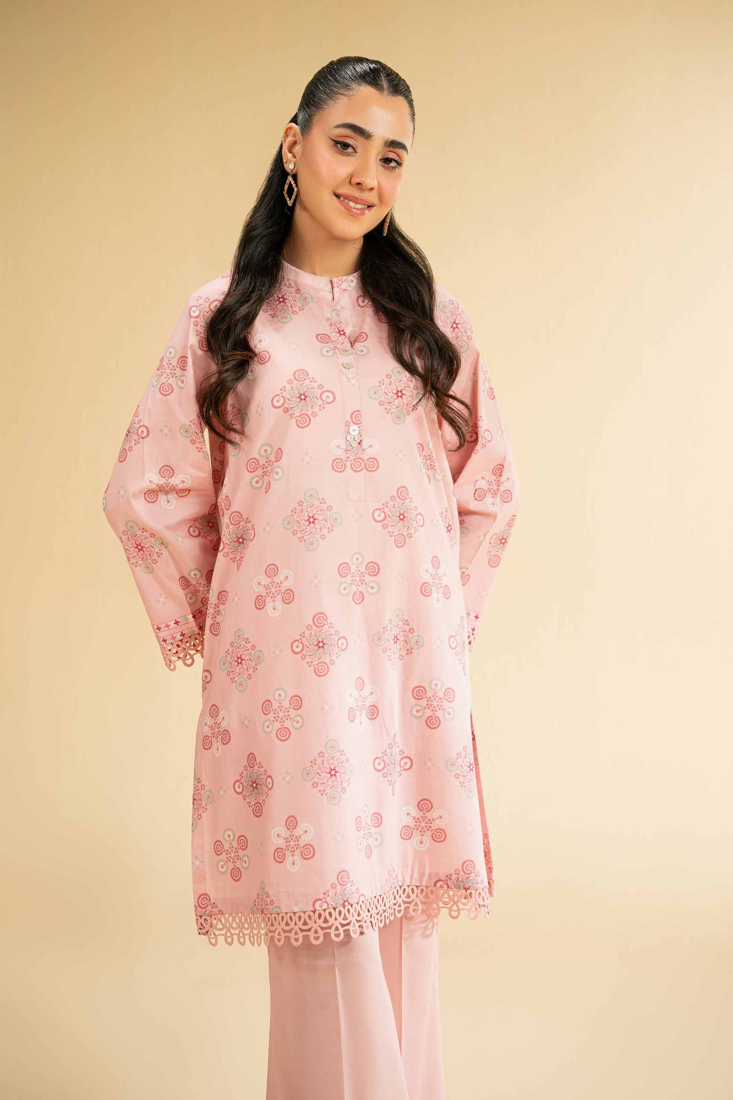 2 Piece - Digital Printed Embroidered Suit - 42501773 for Women - Unstitched Collection | Nishat | Shop Online