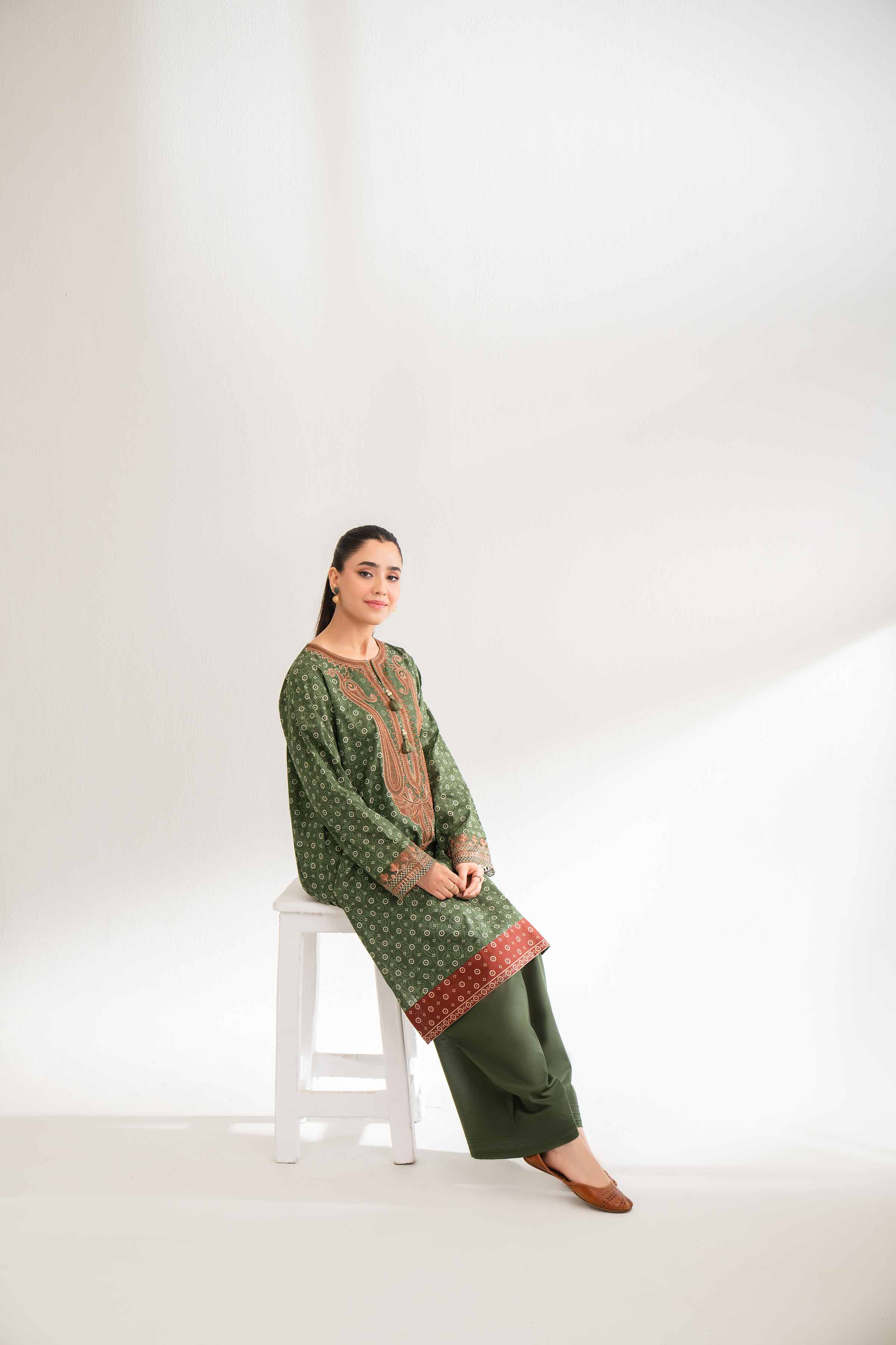 2 Piece - Digital Printed Embroidered Suit - 42501774 for Women - Unstitched Collection | Nishat | Shop Online