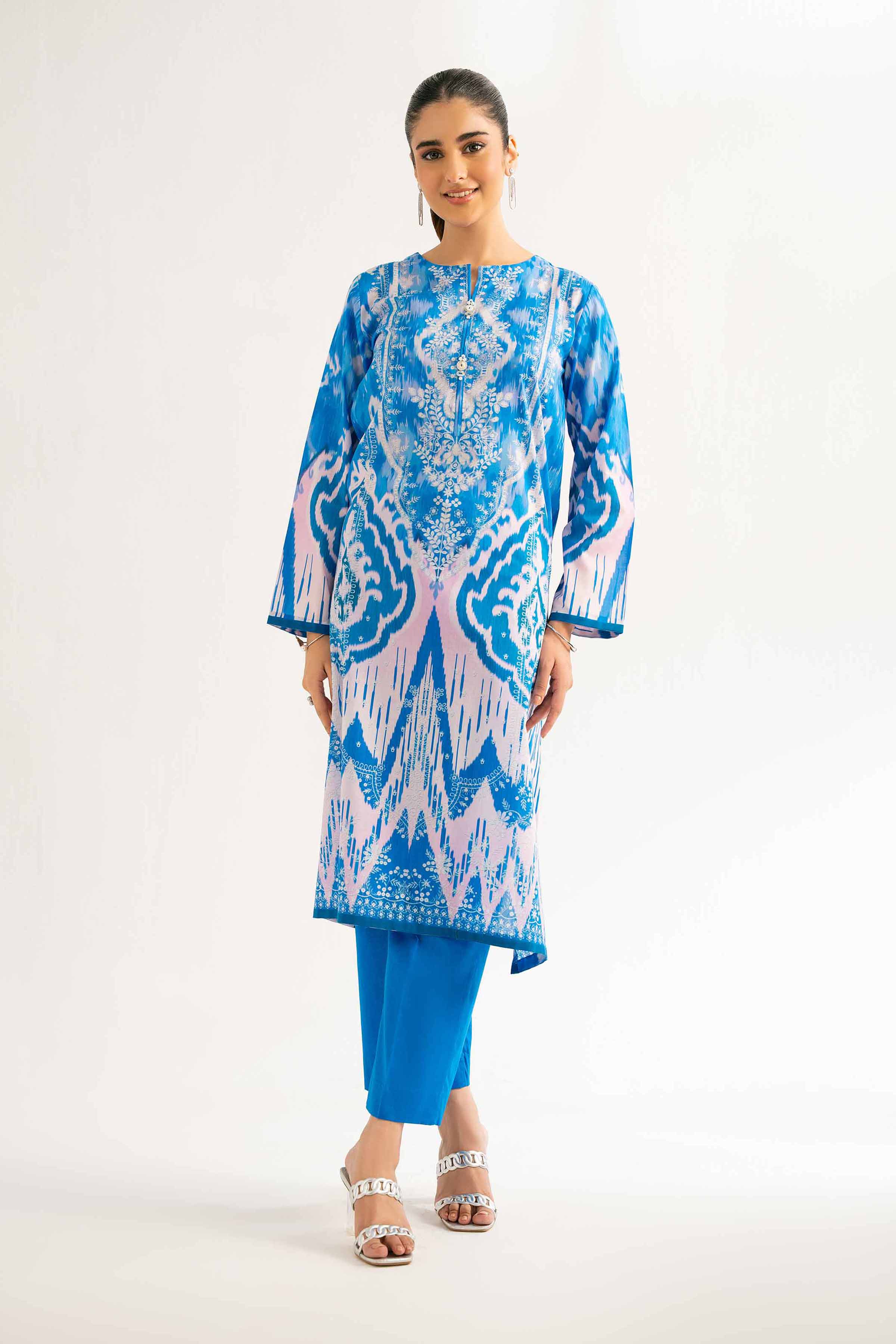 2 Piece - Digital Printed Suit - 42501779 for Women - Unstitched Collection | Nishat | Shop Online