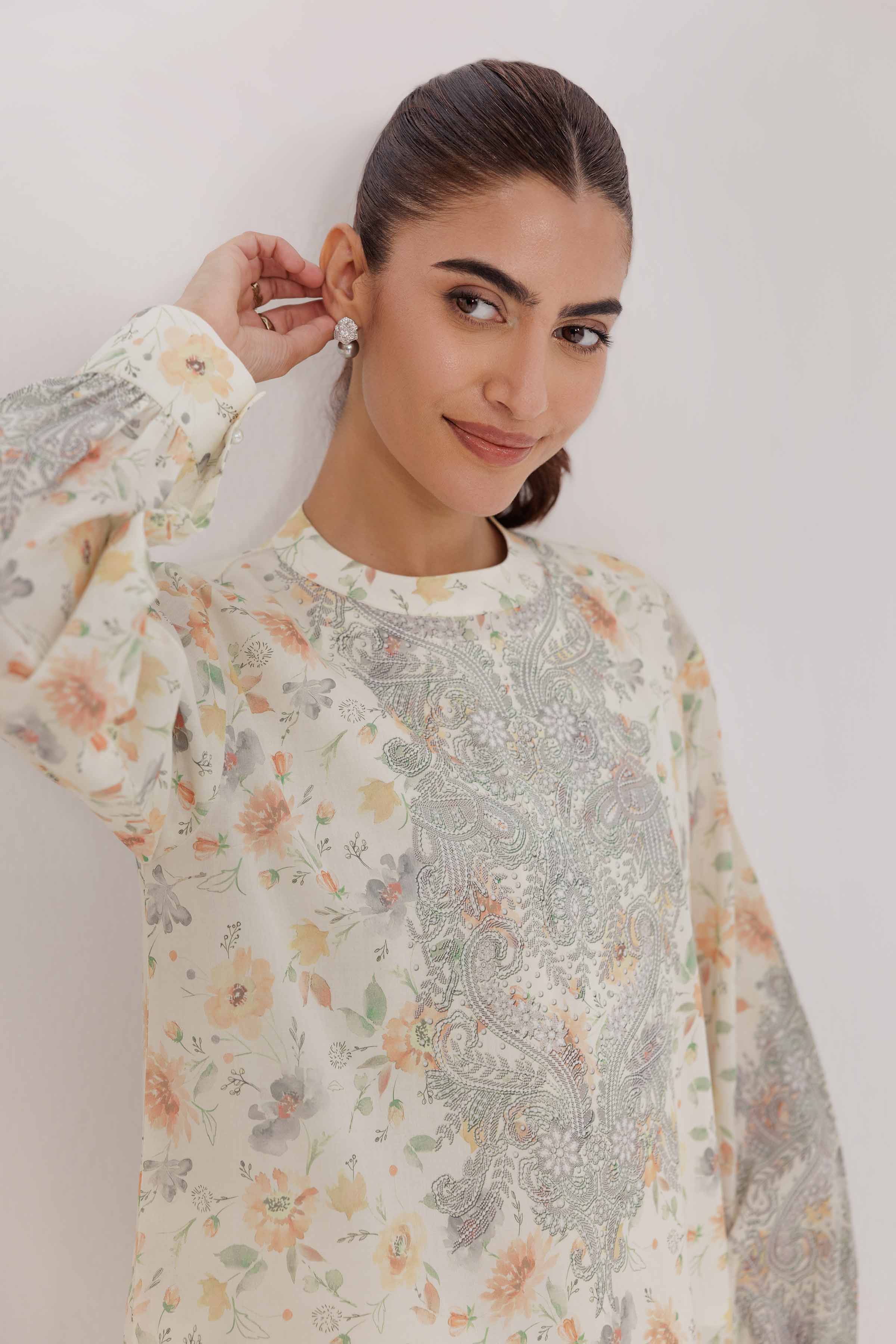 2 Piece - Digital Printed Suit - 42501780 for Women - Unstitched Collection | Nishat | Shop Online