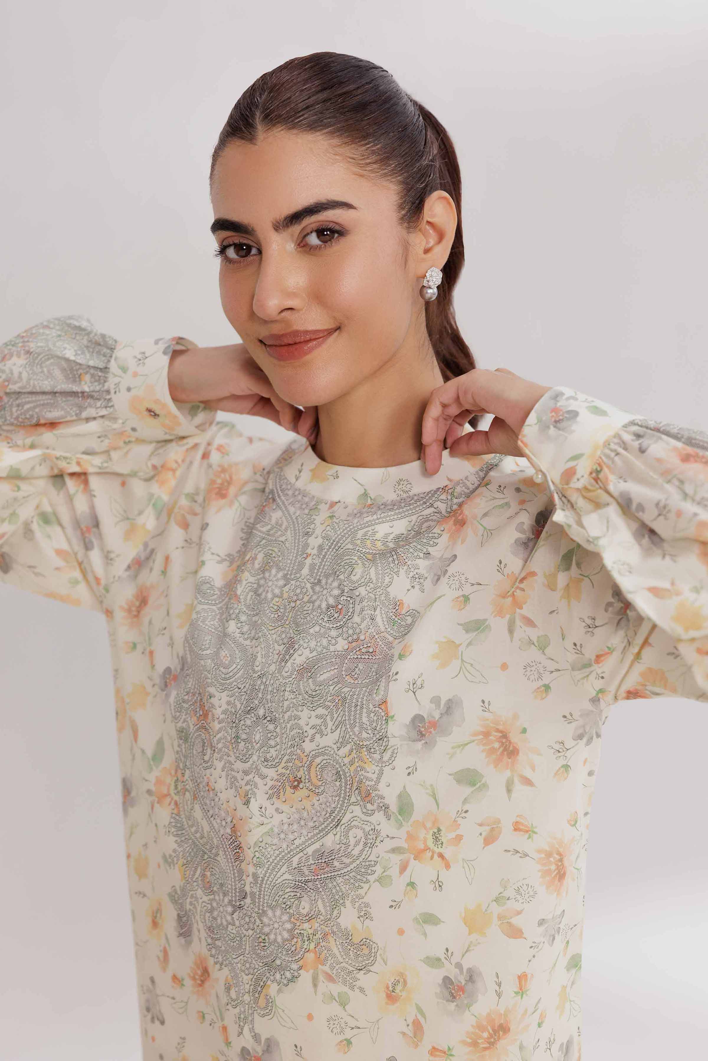 2 Piece - Digital Printed Suit - 42501780 for Women - Unstitched Collection | Nishat | Shop Online