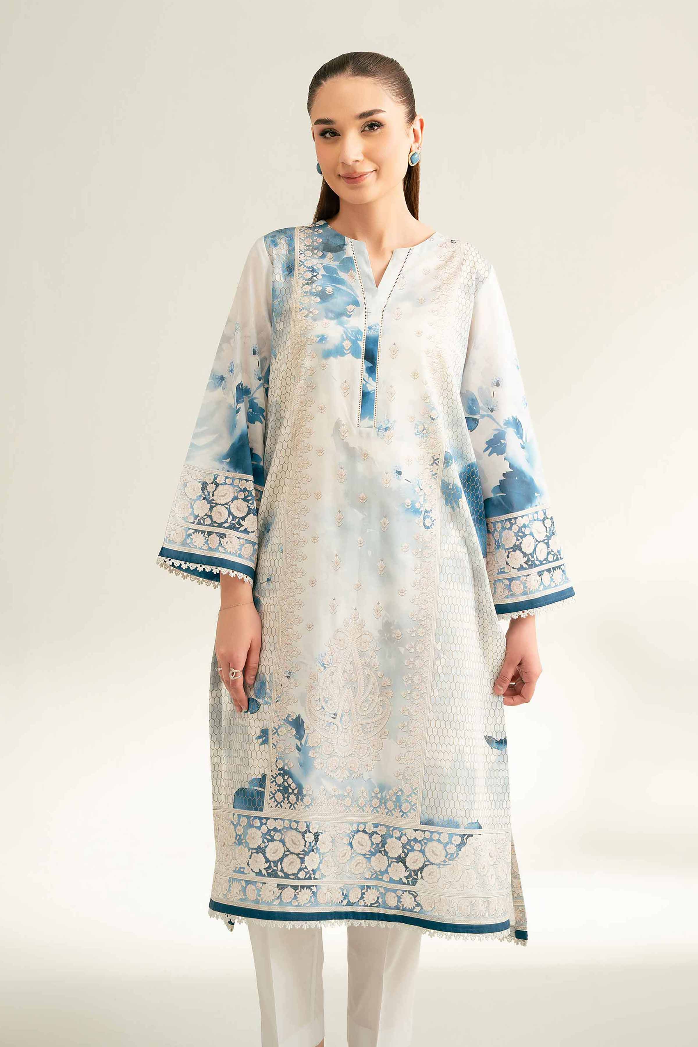 2 Piece - Digital Printed Suit - 42501782 for Women - Unstitched Collection | Nishat | Shop Online