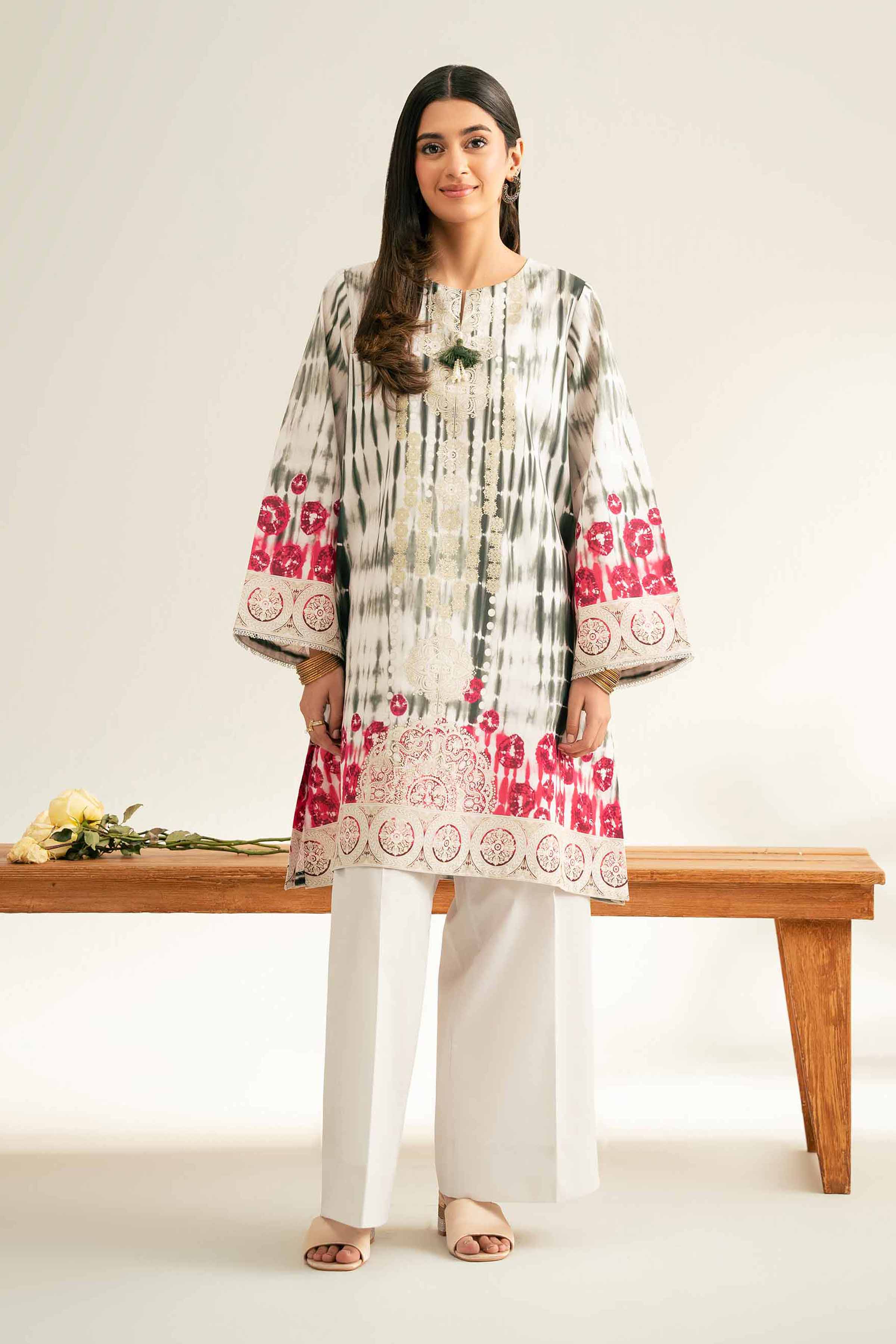 2 Piece - Digital Printed Suit - 42501783 for Women - Unstitched Collection | Nishat | Shop Online