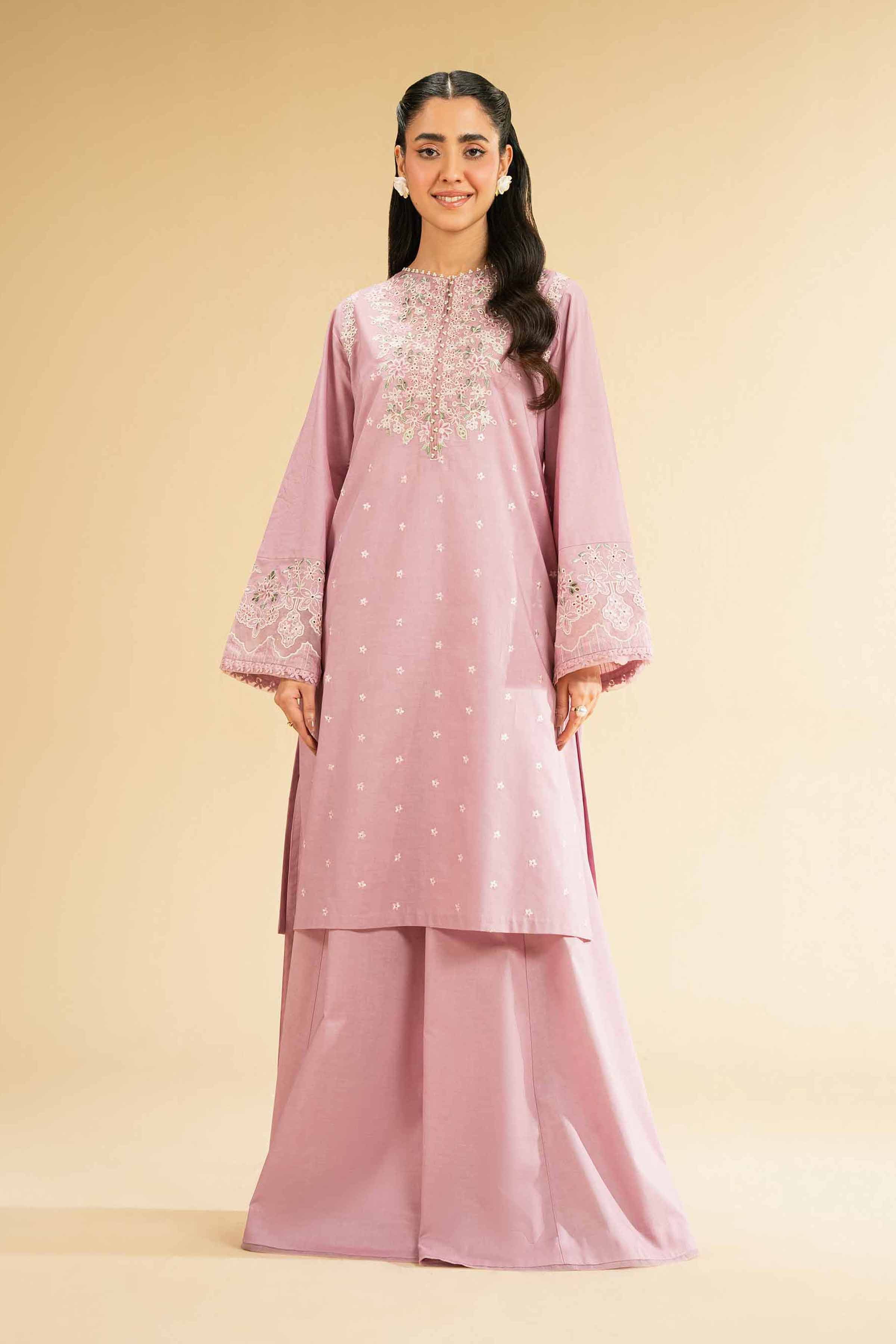 2 Piece - Dyed Embroidered Suit - 42501789 for Women - Unstitched Collection | Nishat | Shop Online