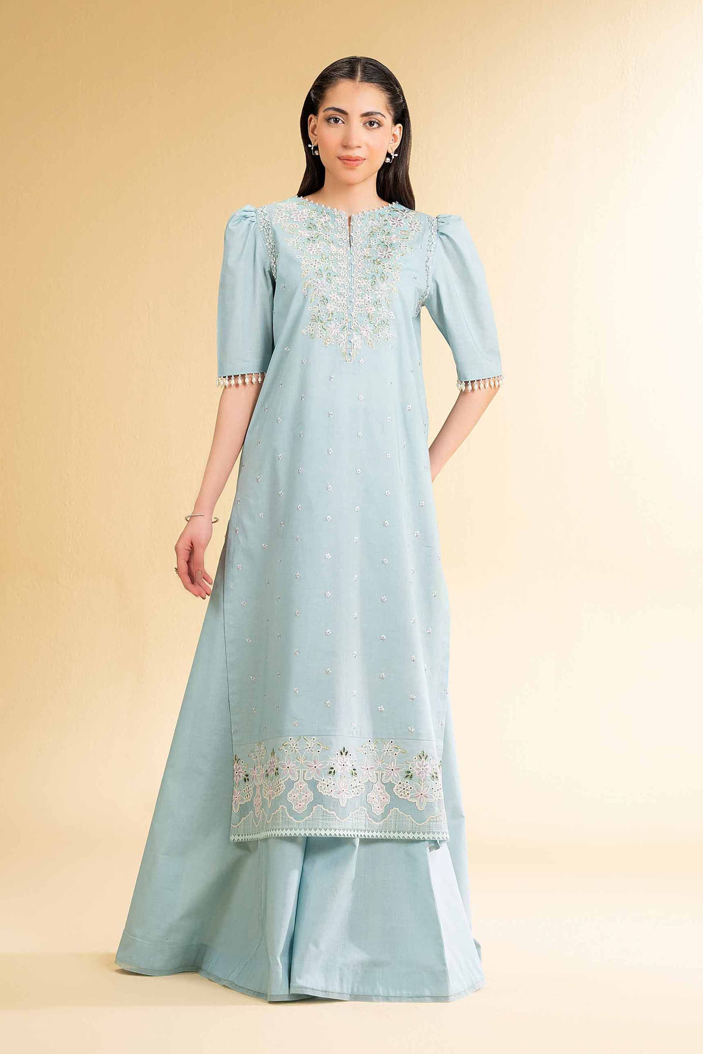2 Piece - Dyed Embroidered Suit - 42501790 for Women - Unstitched Collection | Nishat | Shop Online