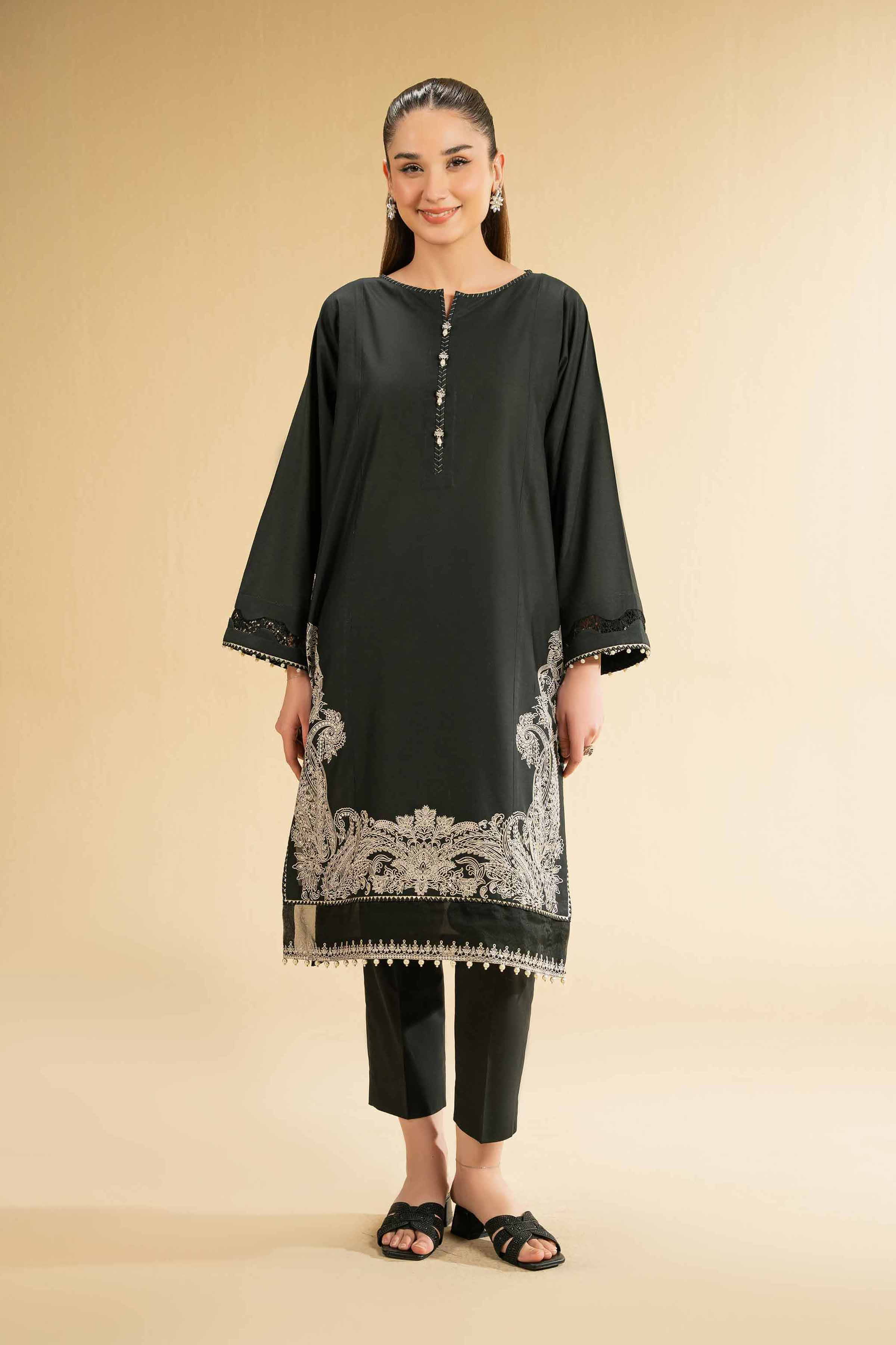 2 Piece - Dyed Embroidered Suit - 42501791 for Women - Unstitched Collection | Nishat | Shop Online