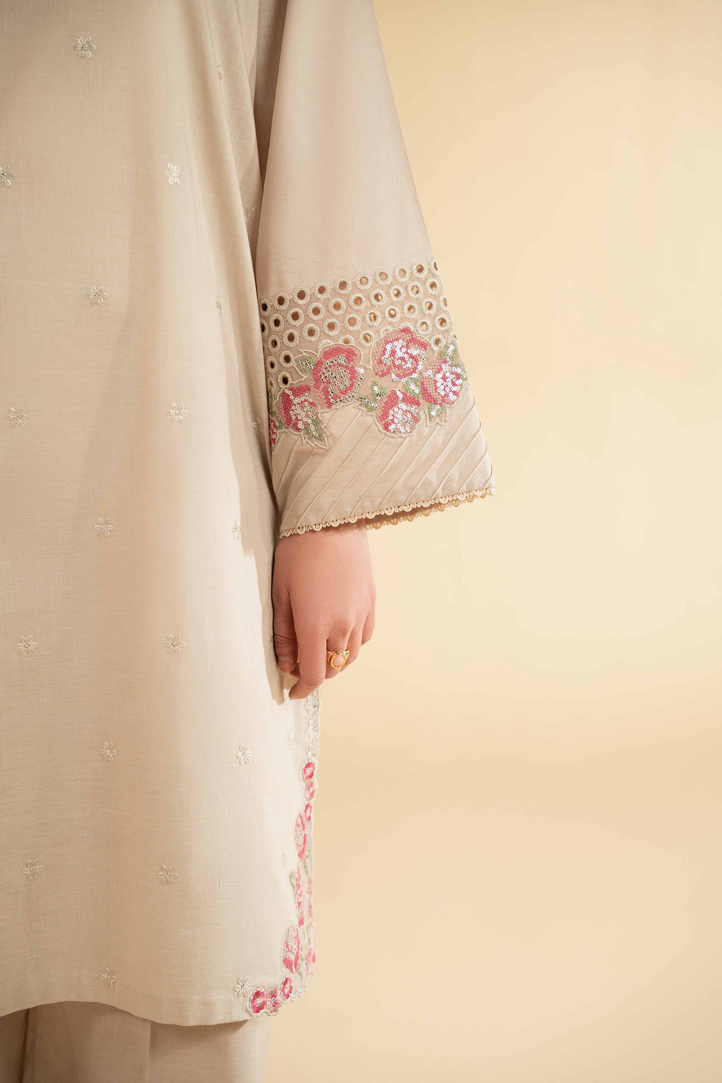 2 Piece - Dyed Embroidered Suit - 42501792 for Women - Unstitched Collection | Nishat | Shop Online