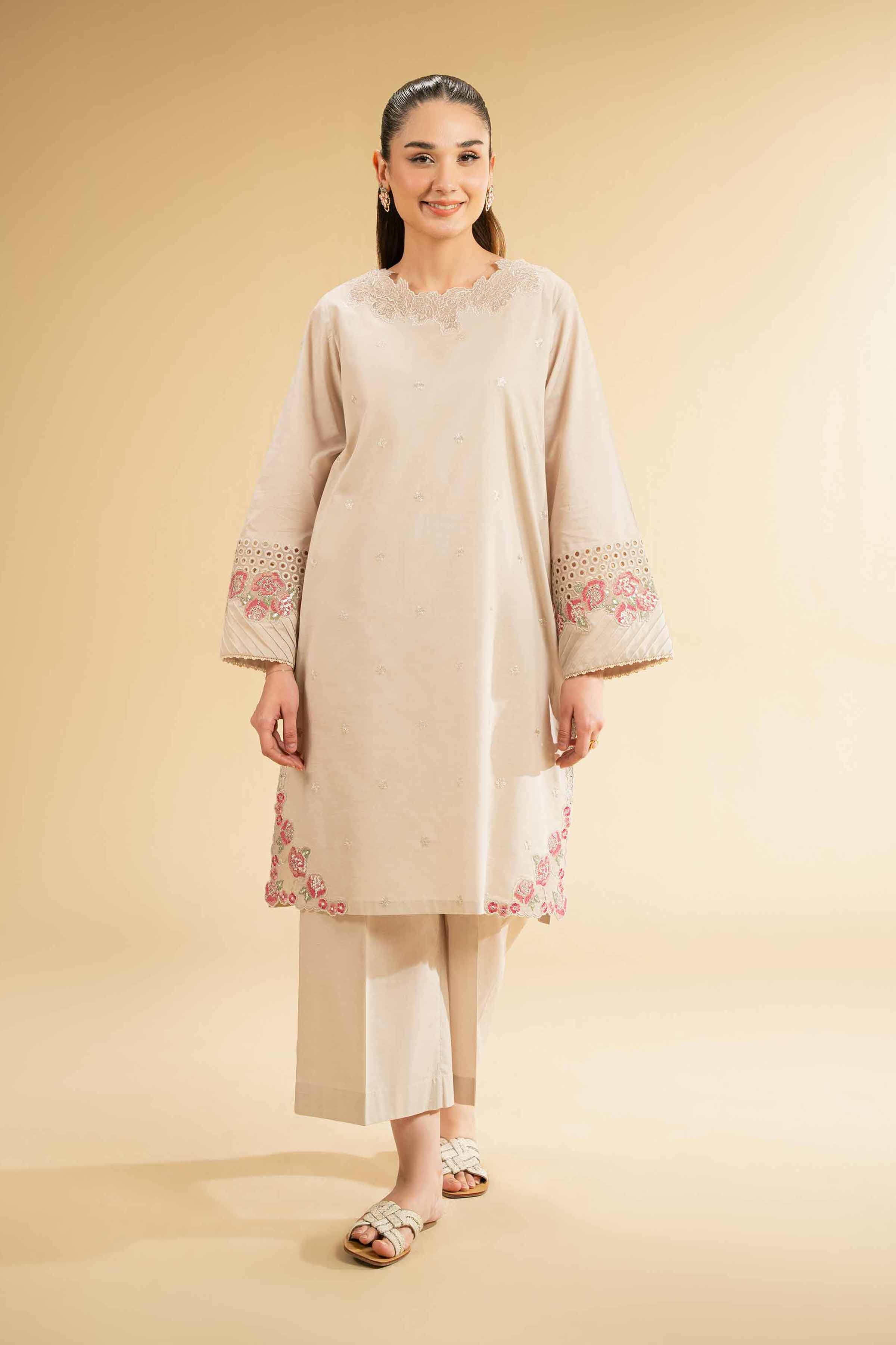 2 Piece - Dyed Embroidered Suit - 42501792 for Women - Unstitched Collection | Nishat | Shop Online