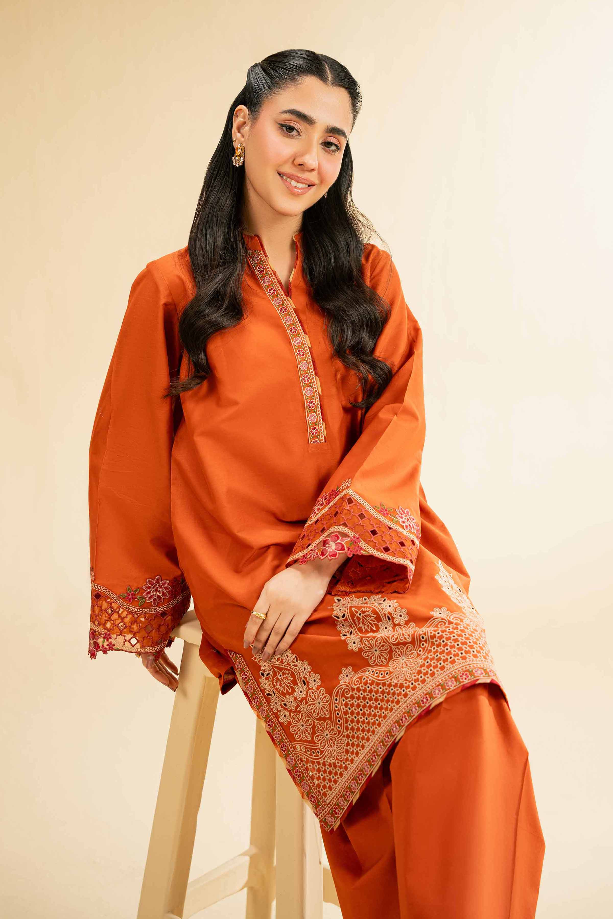 2 Piece - Dyed Embroidered Suit - 42501796 for Women - Unstitched Collection | Nishat | Shop Online