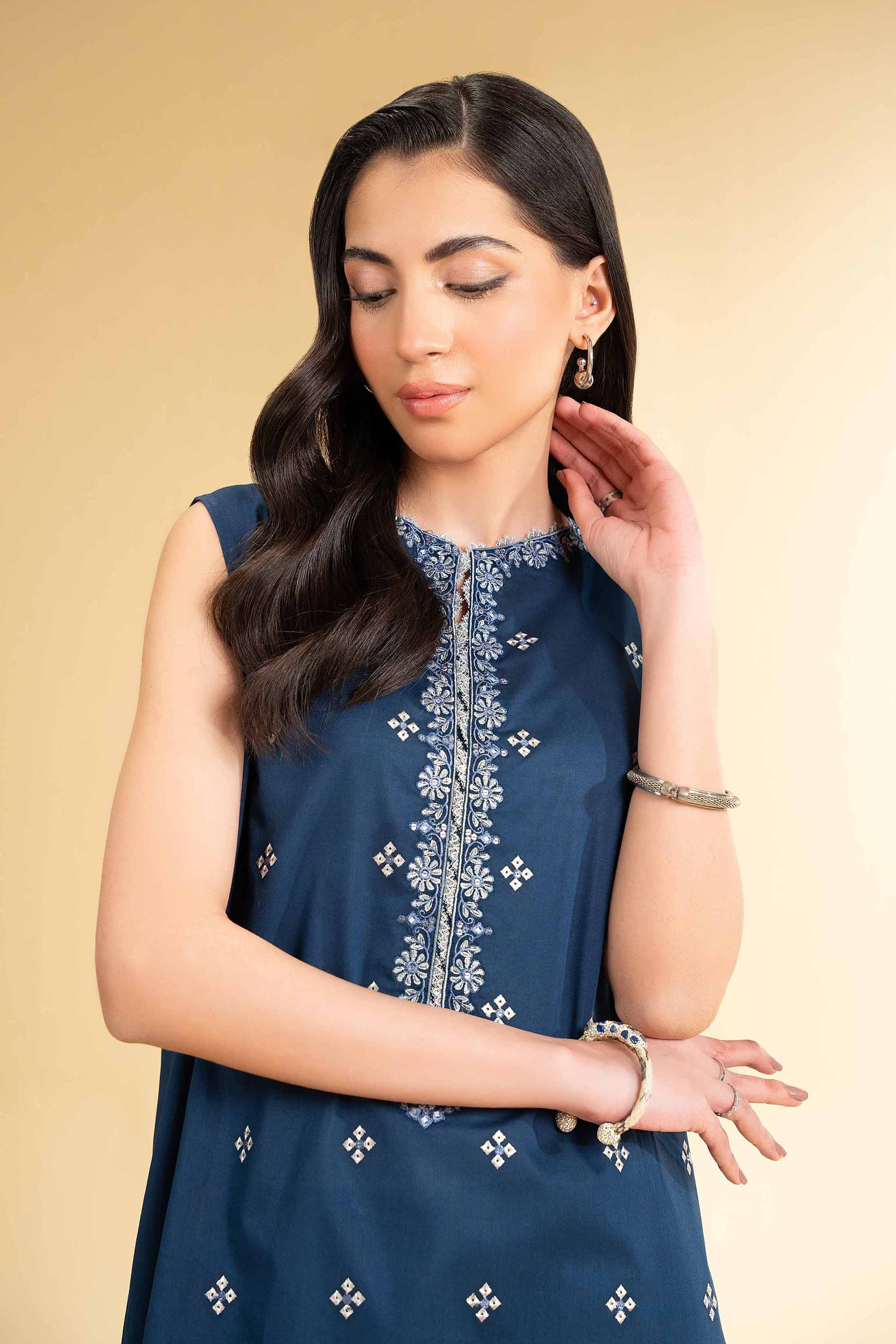 2 Piece - Dyed Embroidered Suit - 42501798 for Women - Unstitched Collection | Nishat | Shop Online
