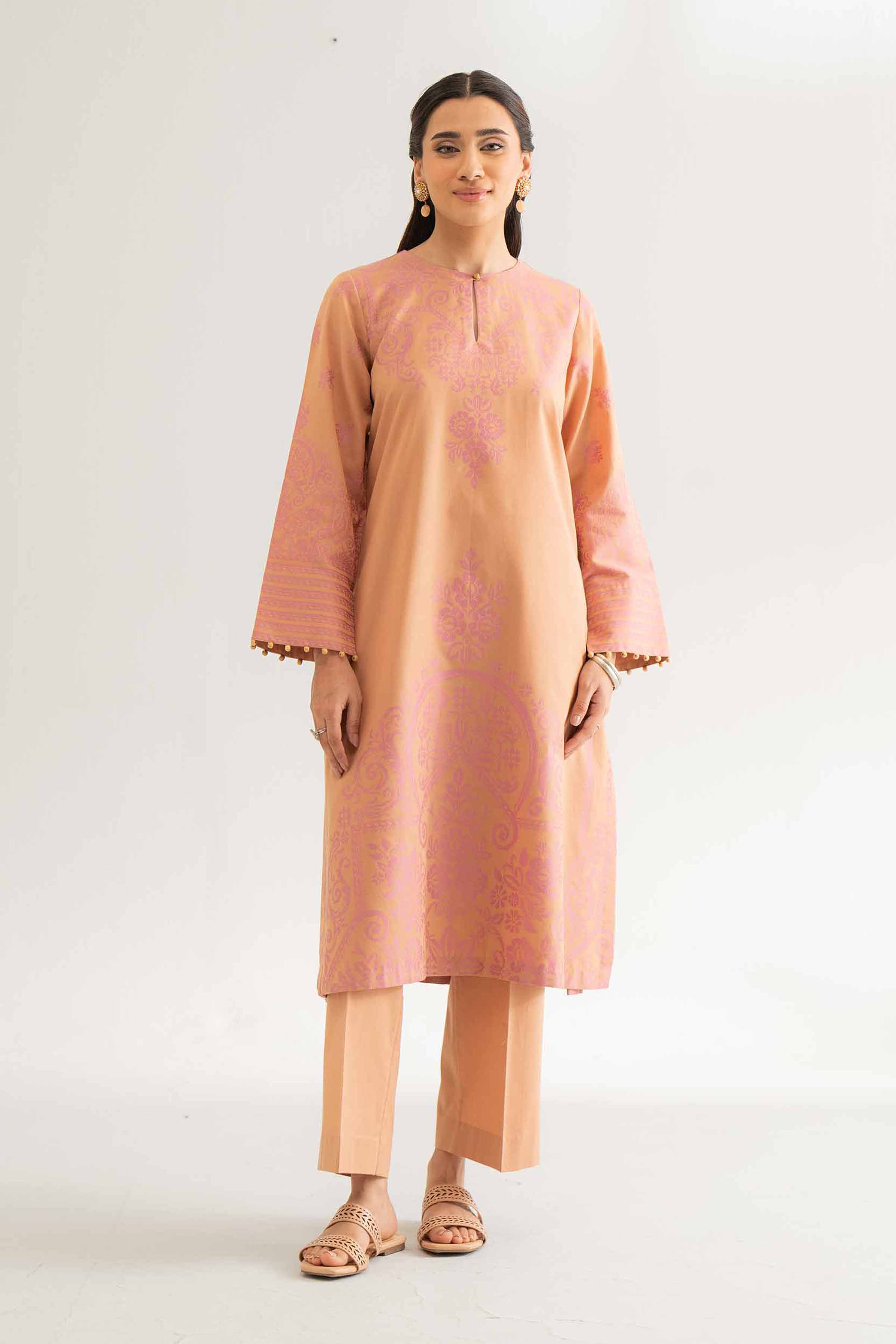 2 Piece - Jacquard Suit - 42501799 for Women - Unstitched Collection | Nishat | Shop Online