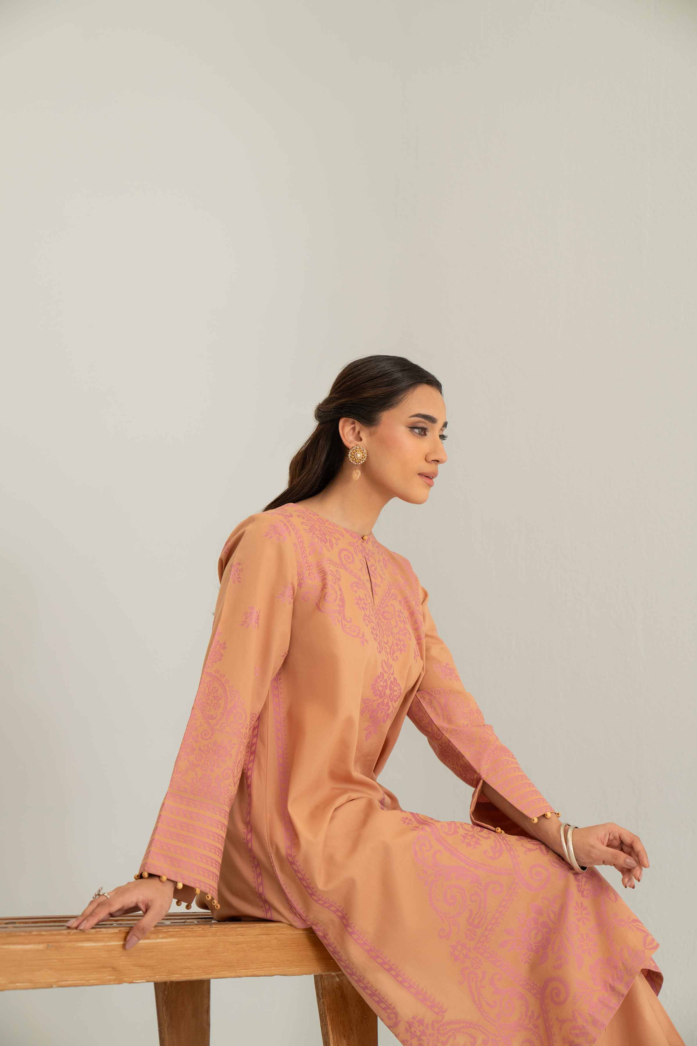 2 Piece - Jacquard Suit - 42501799 for Women - Unstitched Collection | Nishat | Shop Online