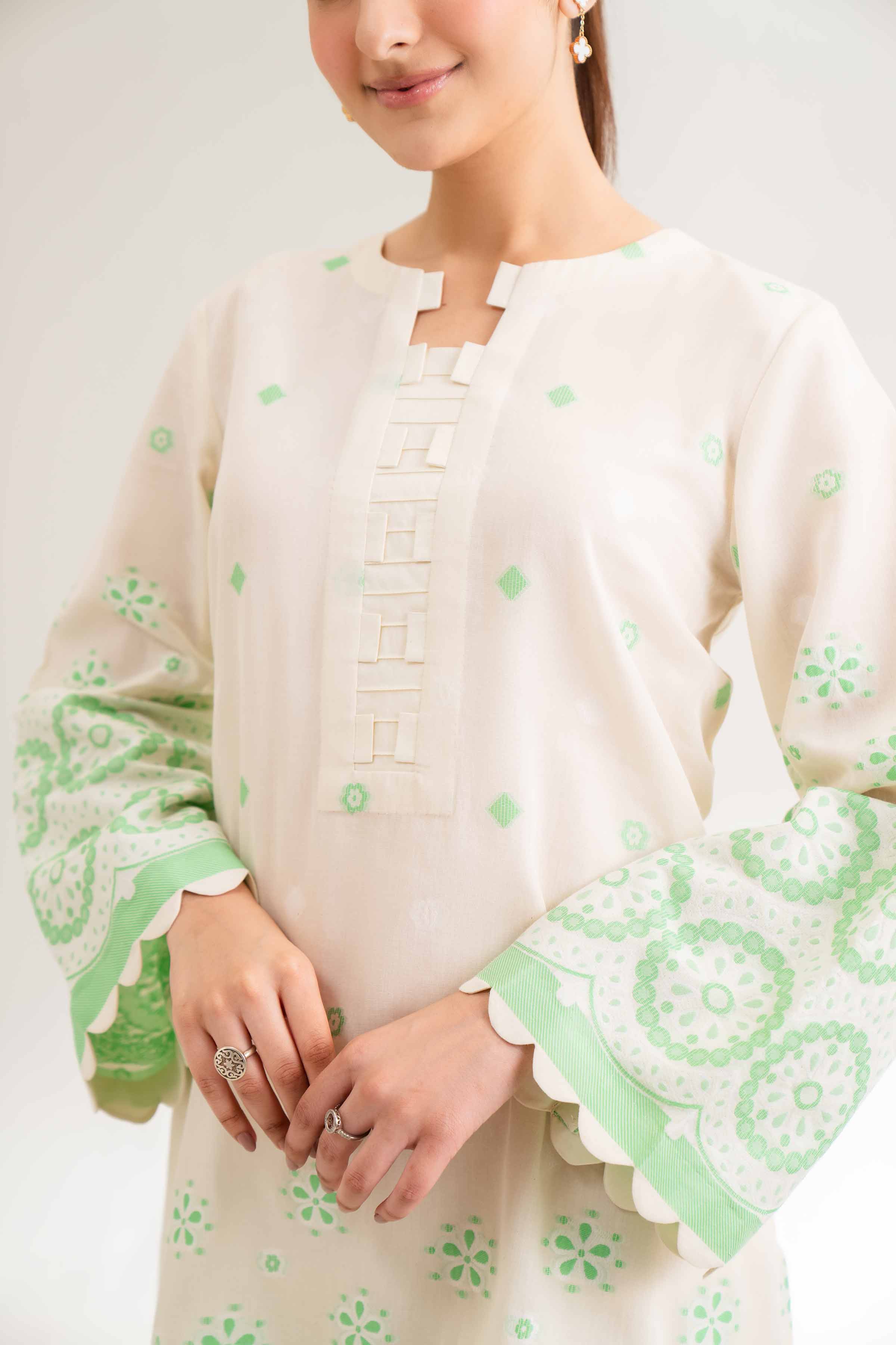 2 Piece - Jacquard Suit - 42501800 for Women - Unstitched Collection | Nishat | Shop Online