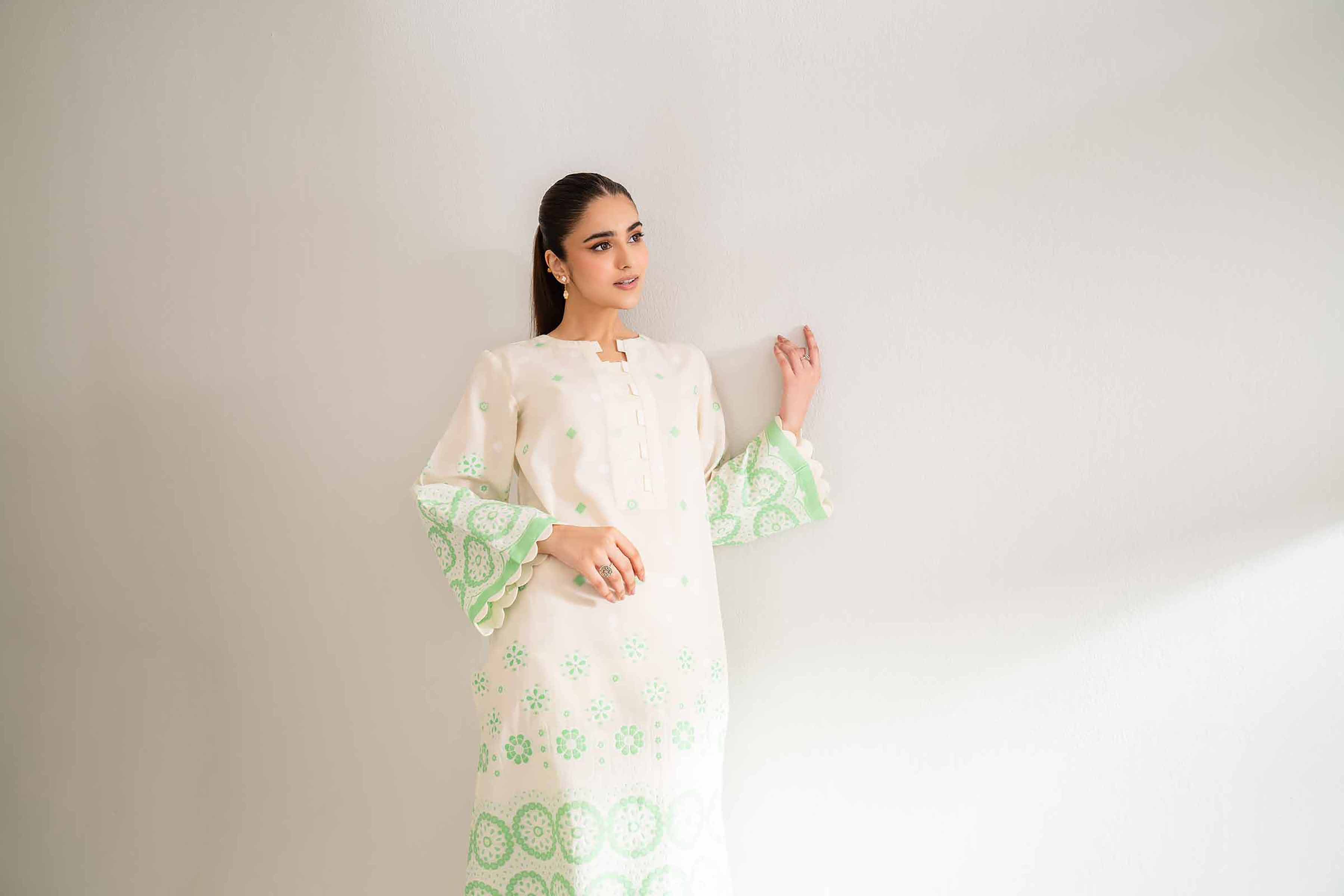 2 Piece - Jacquard Suit - 42501800 for Women - Unstitched Collection | Nishat | Shop Online