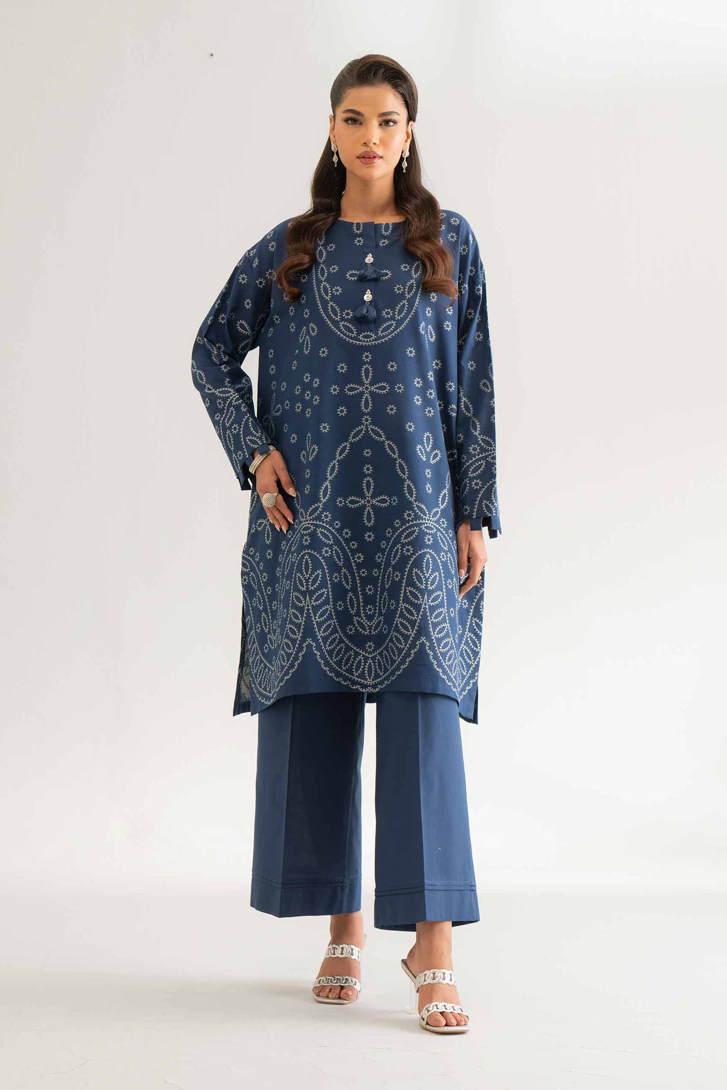 2 Piece - Jacquard Suit - 42501802 for Women - Unstitched Collection | Nishat | Shop Online