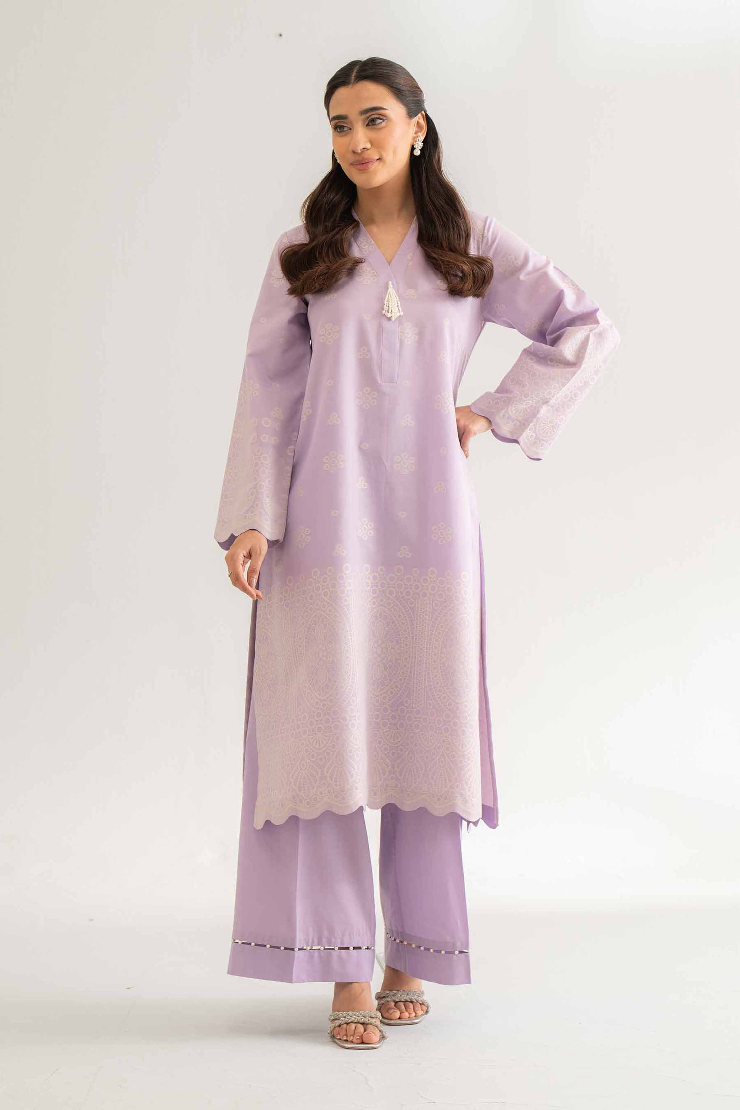 2 Piece - Jacquard Suit - 42501803 for Women - Unstitched Collection | Nishat | Shop Online