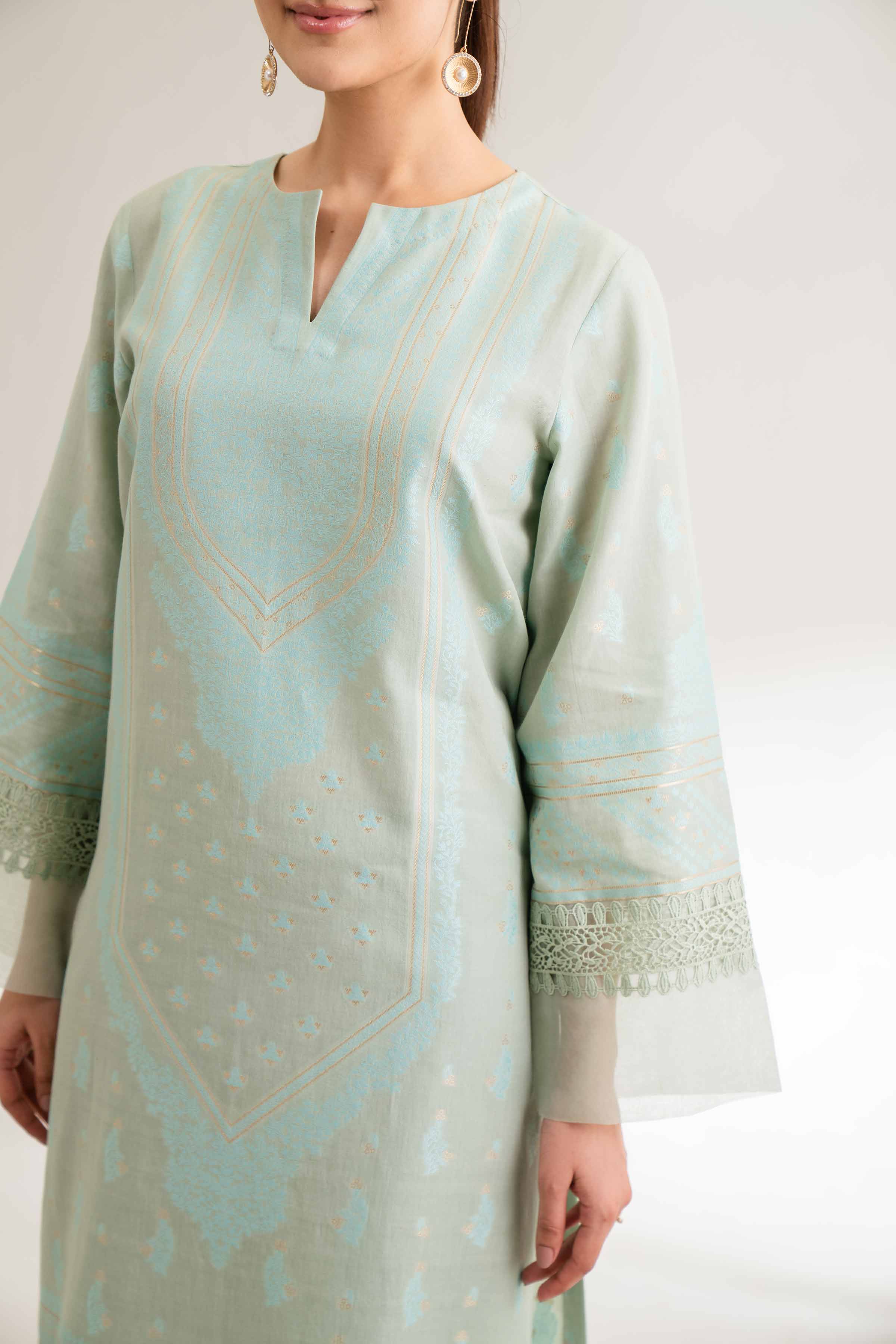 2 Piece - Jacquard Suit - 42501806 for Women - Unstitched Collection | Nishat | Shop Online