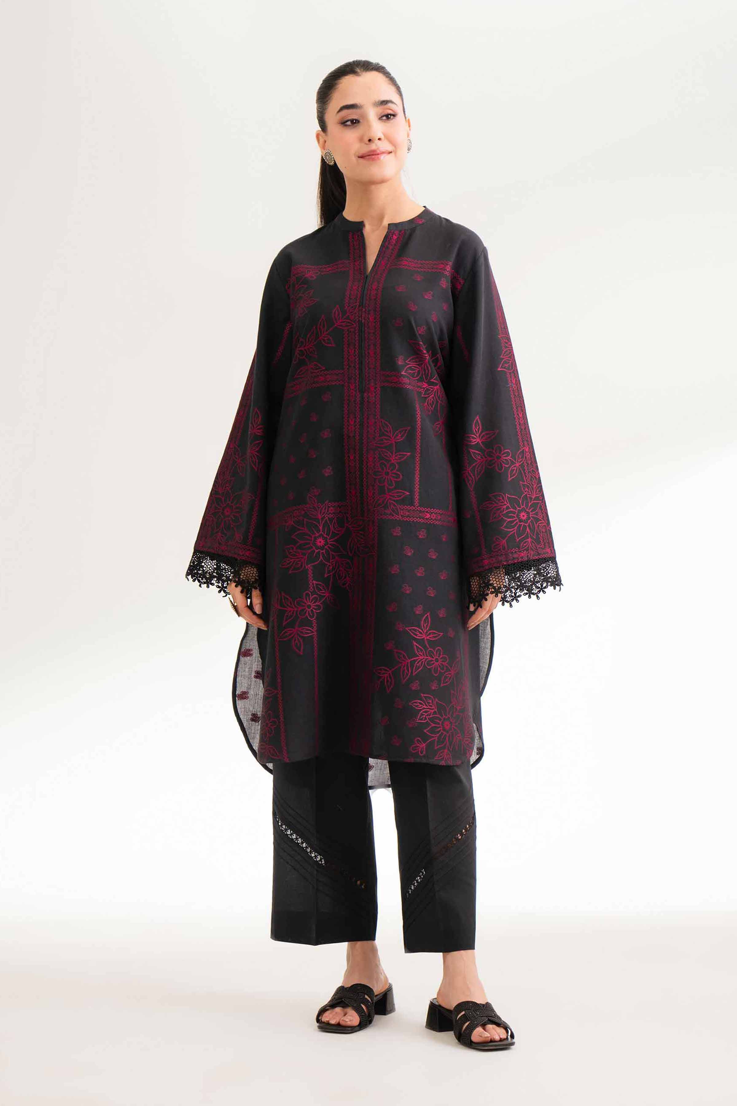 2 Piece - Jacquard Suit - 42501808 for Women - Unstitched Collection | Nishat | Shop Online
