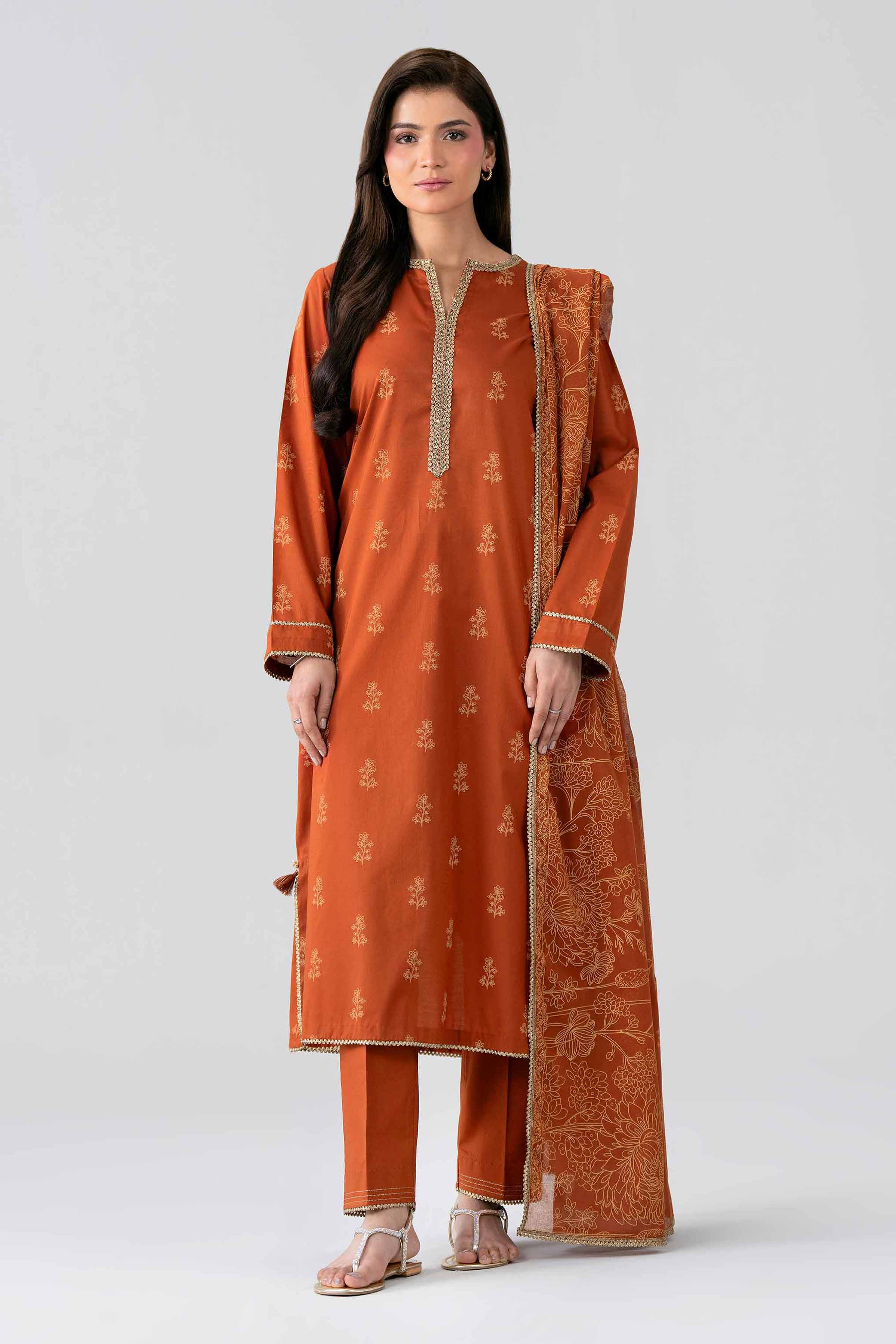 3 Piece - Printed Suit - 42501809 for Women - Unstitched Collection | Nishat | Shop Online