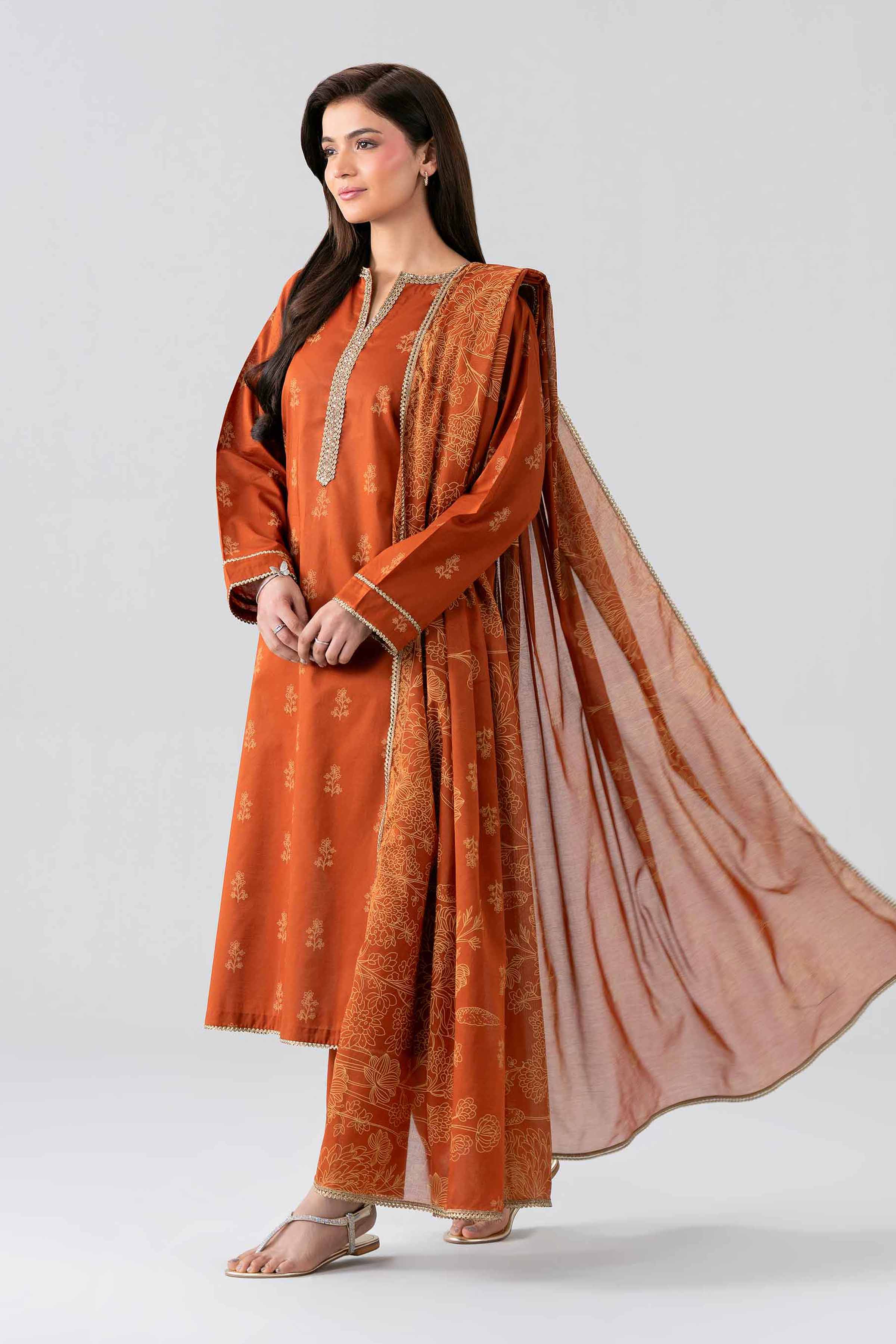 3 Piece - Printed Suit - 42501809 for Women - Unstitched Collection | Nishat | Shop Online
