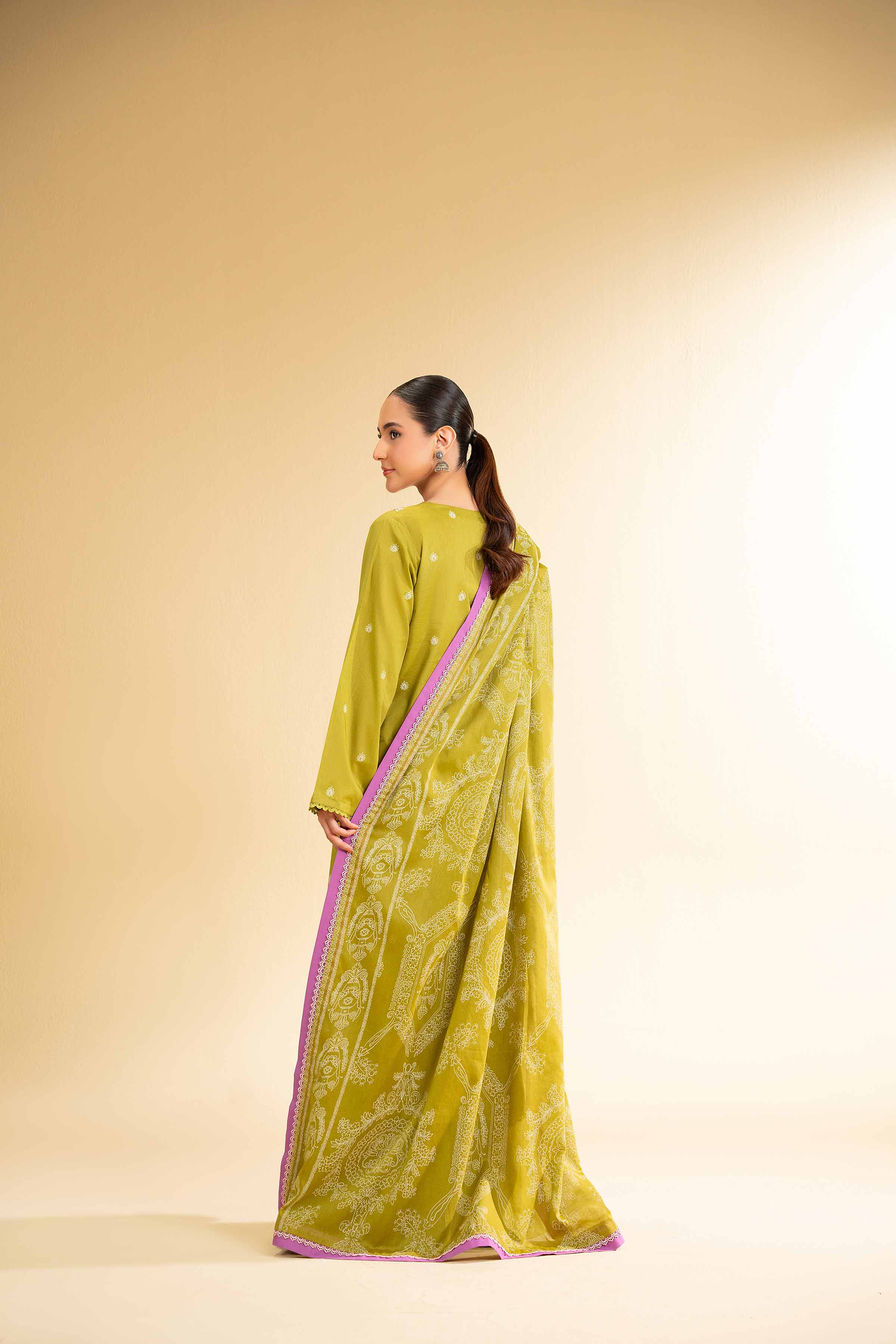 3 Piece -  Paste Printed Embroidered Suit - 42501810 for Women - Unstitched Collection | Nishat | Shop Online