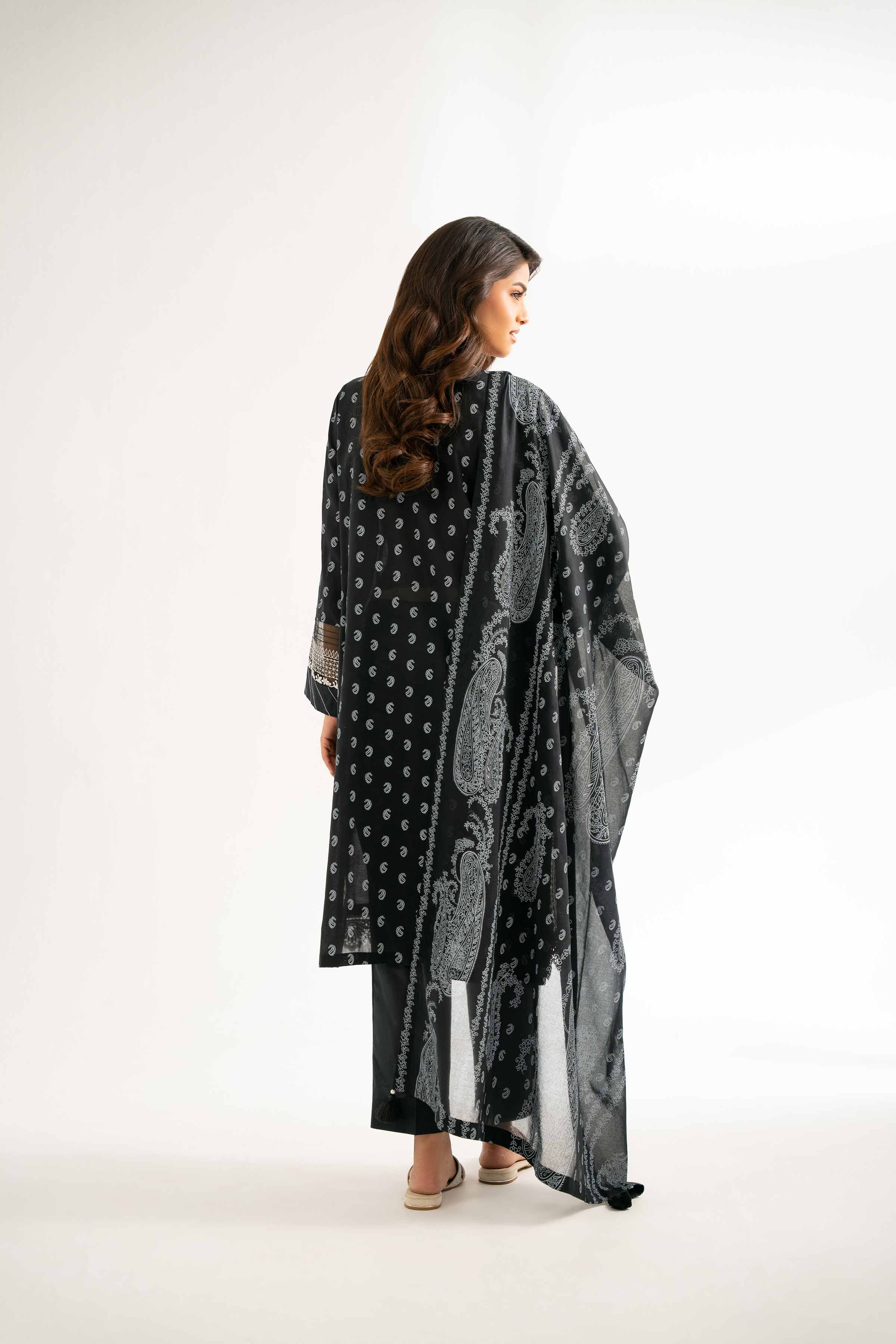 3 Piece -  Paste Printed Embroidered Suit - 42501811 for Women - Unstitched Collection | Nishat | Shop Online