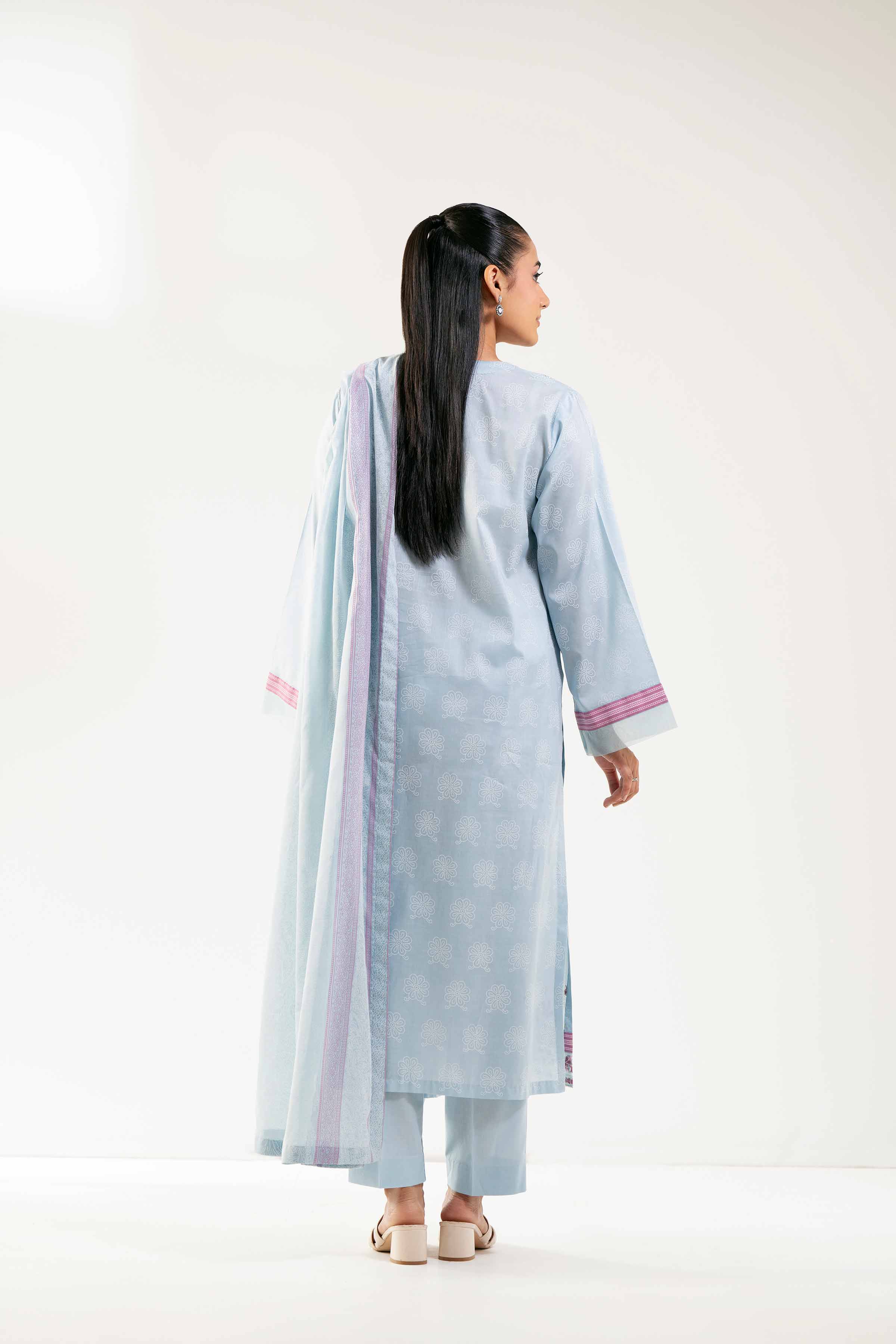 3 Piece -  Paste Printed Embroidered Suit - 42501814 for Women - Unstitched Collection | Nishat | Shop Online