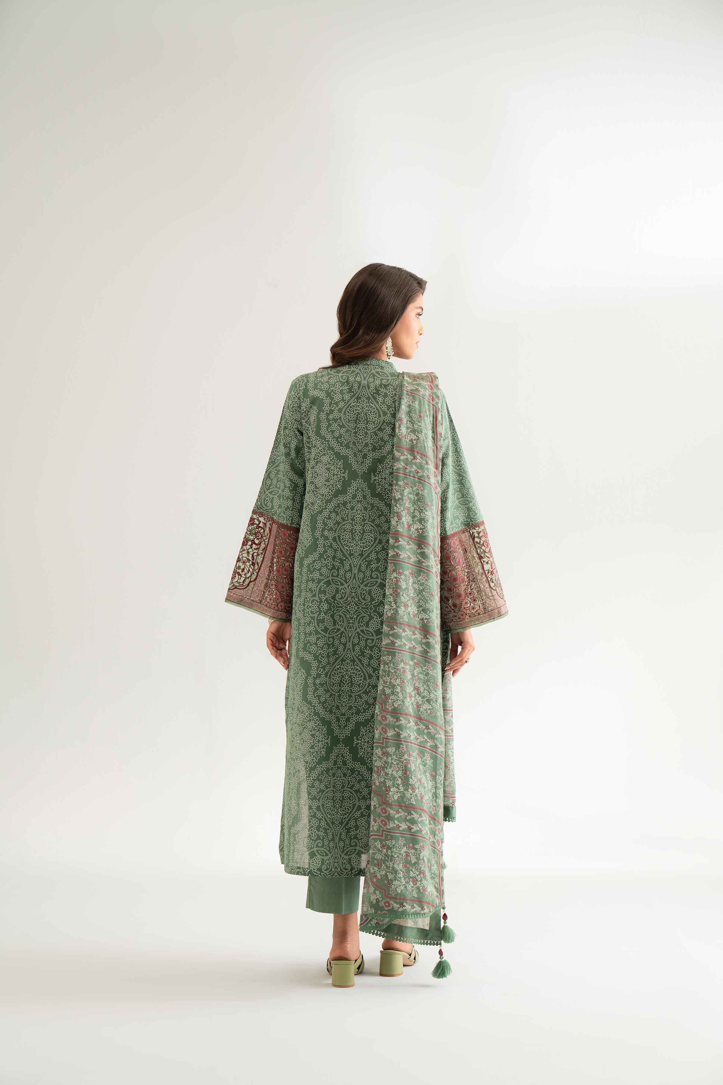 3 Piece -  Paste Printed Embroidered Suit - 42501815 for Women - Unstitched Collection | Nishat | Shop Online