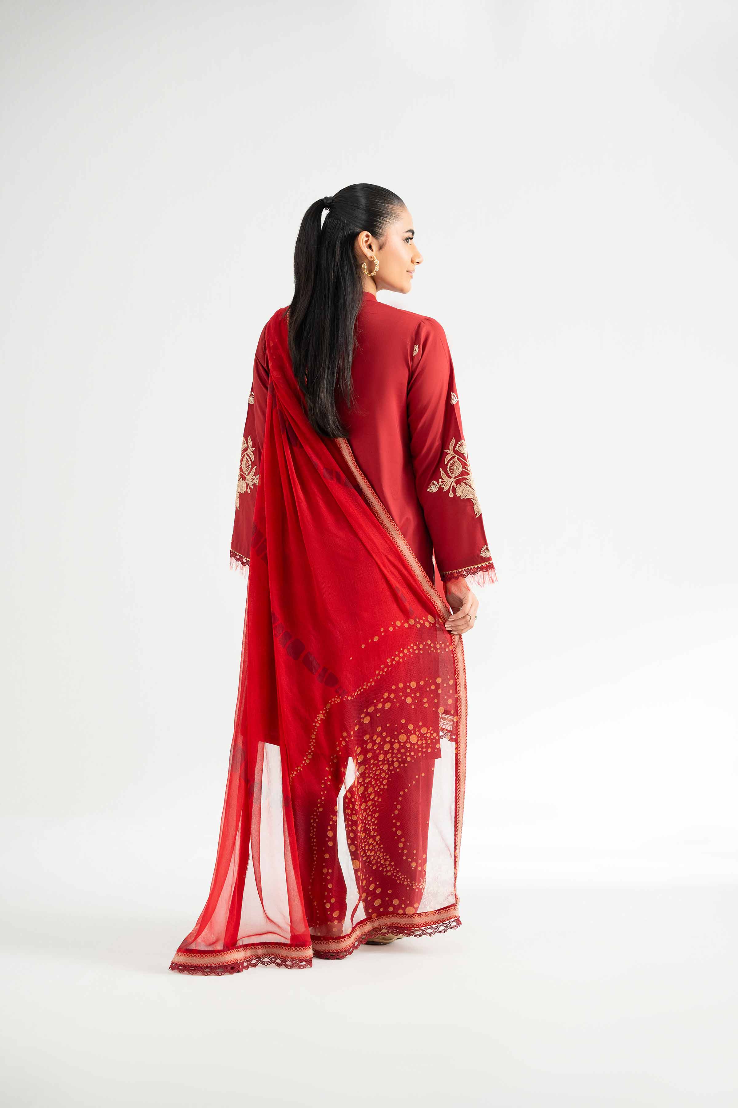 3 Piece - Jacquard Embroidered Suit - 42501819 for Women - Unstitched Collection | Nishat | Shop Online