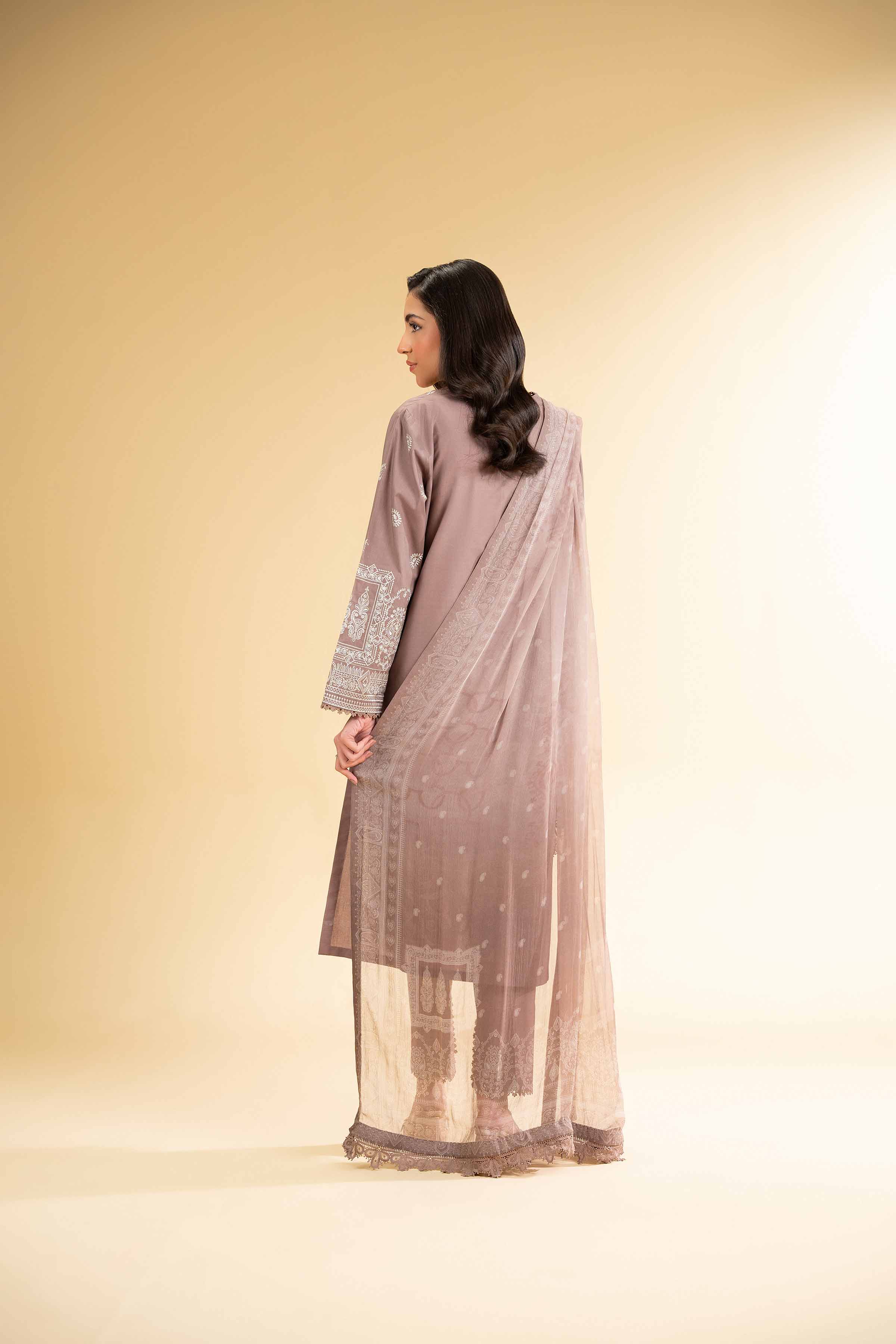 3 Piece - Jacquard Embroidered Suit - 42501825 for Women - Unstitched Collection | Nishat | Shop Online