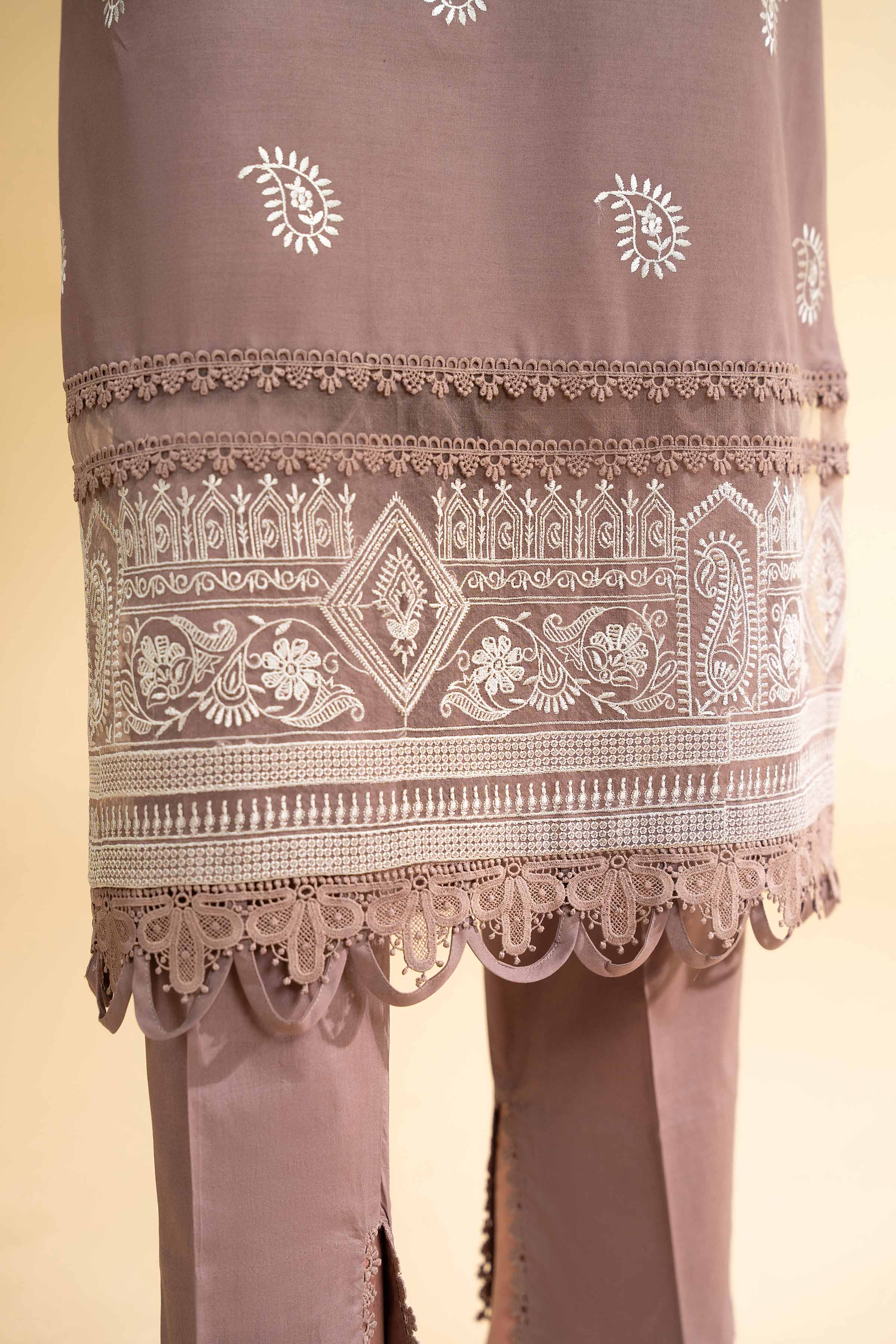 3 Piece - Jacquard Embroidered Suit - 42501825 for Women - Unstitched Collection | Nishat | Shop Online
