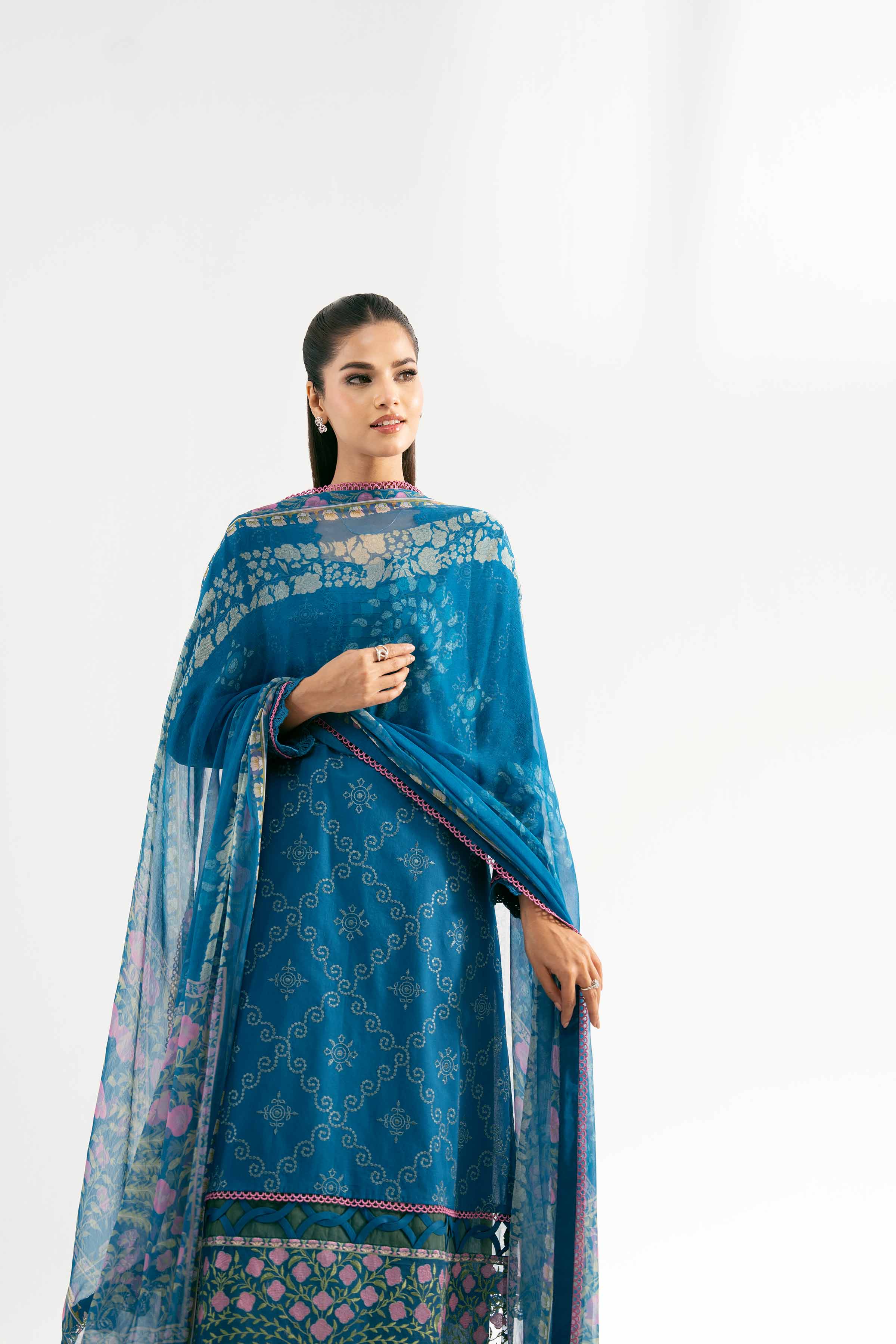 3 Piece - Jacquard Embroidered Suit - 42501827 for Women - Unstitched Collection | Nishat | Shop Online
