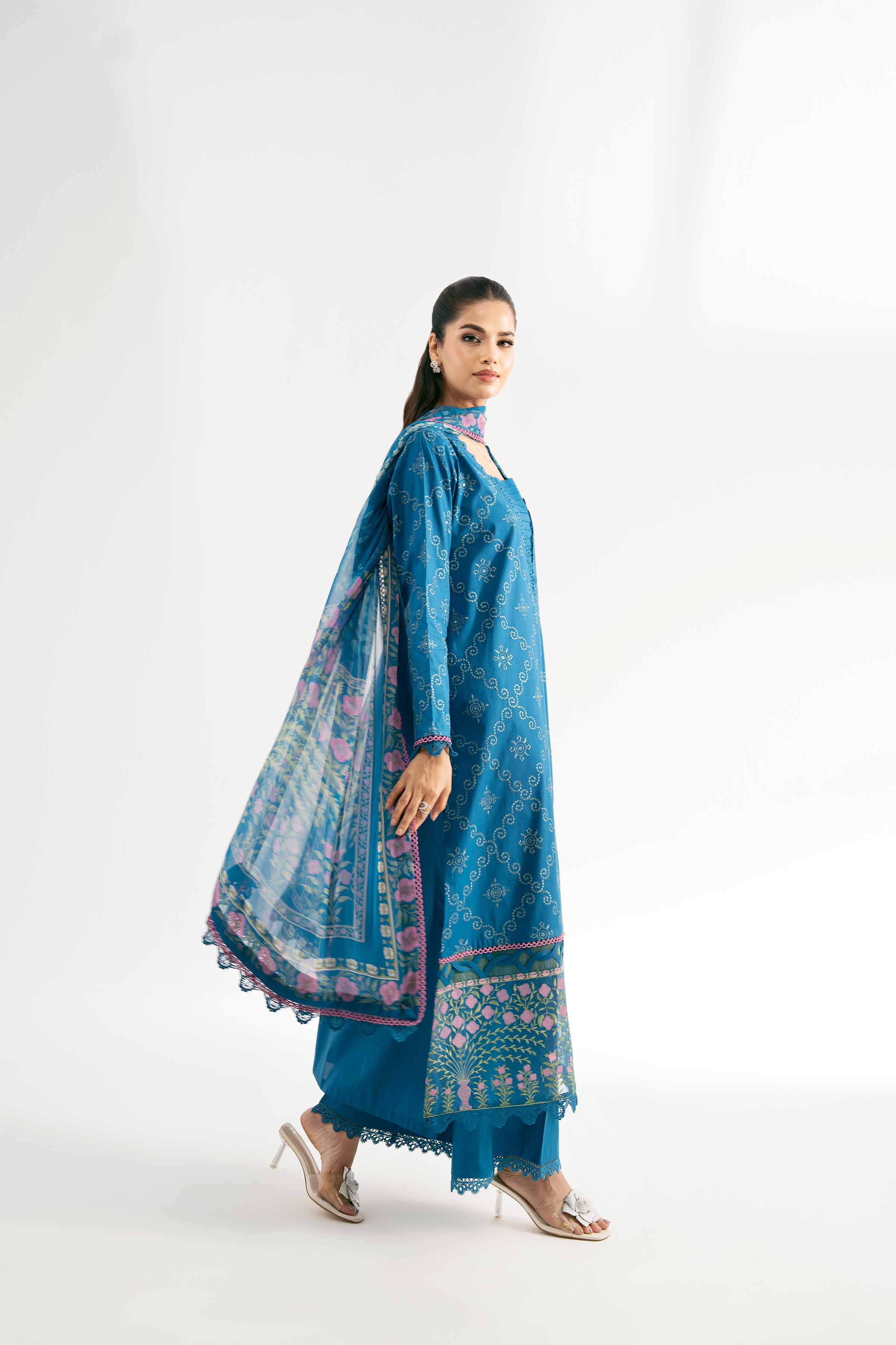 3 Piece - Jacquard Embroidered Suit - 42501827 for Women - Unstitched Collection | Nishat | Shop Online
