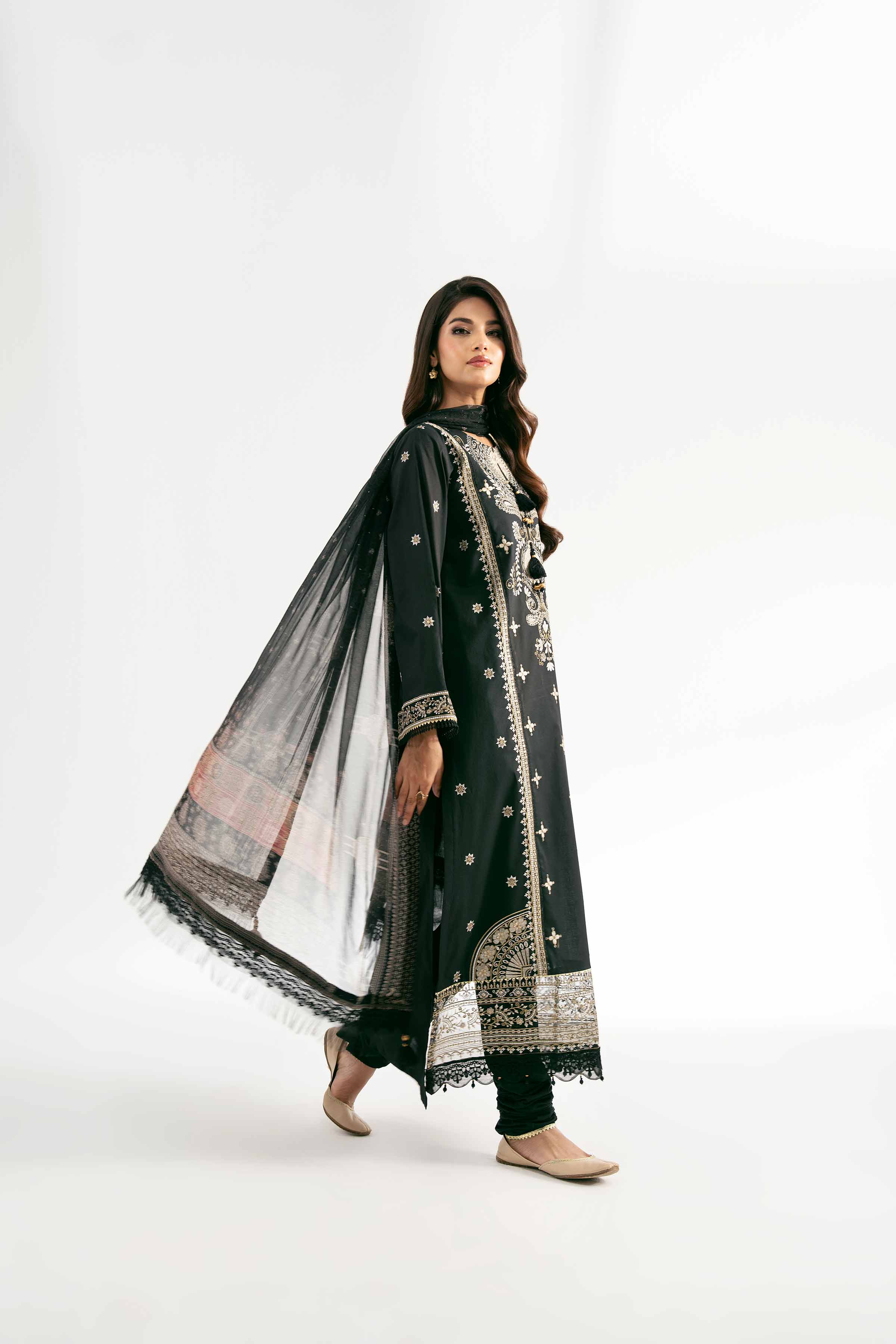 3 Piece - Jacquard Embroidered Suit - 42501828 for Women - Unstitched Collection | Nishat | Shop Online