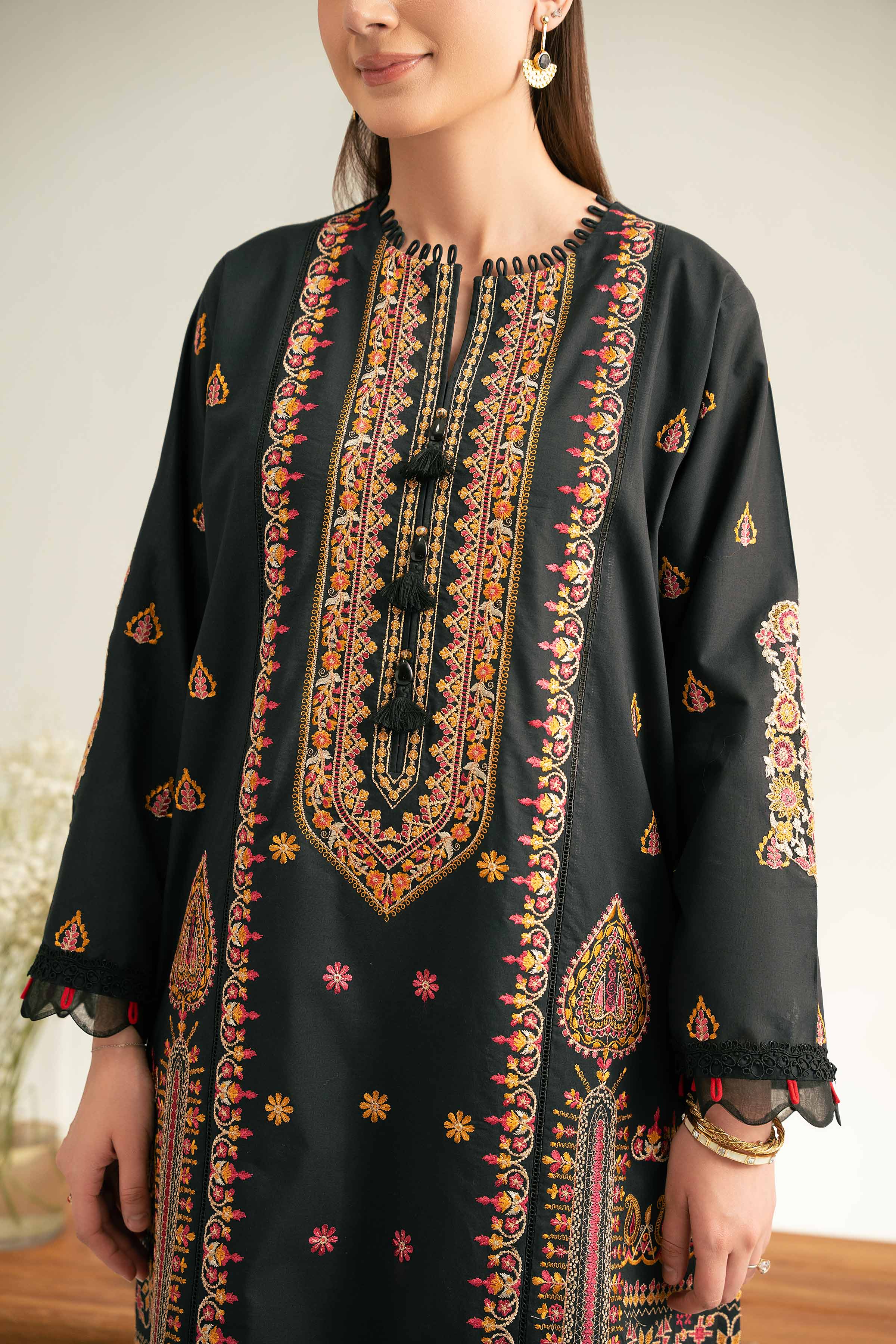3 Piece - Digital Printed Embroidered Suit - 42501829 for Women - Unstitched Collection | Nishat | Shop Online