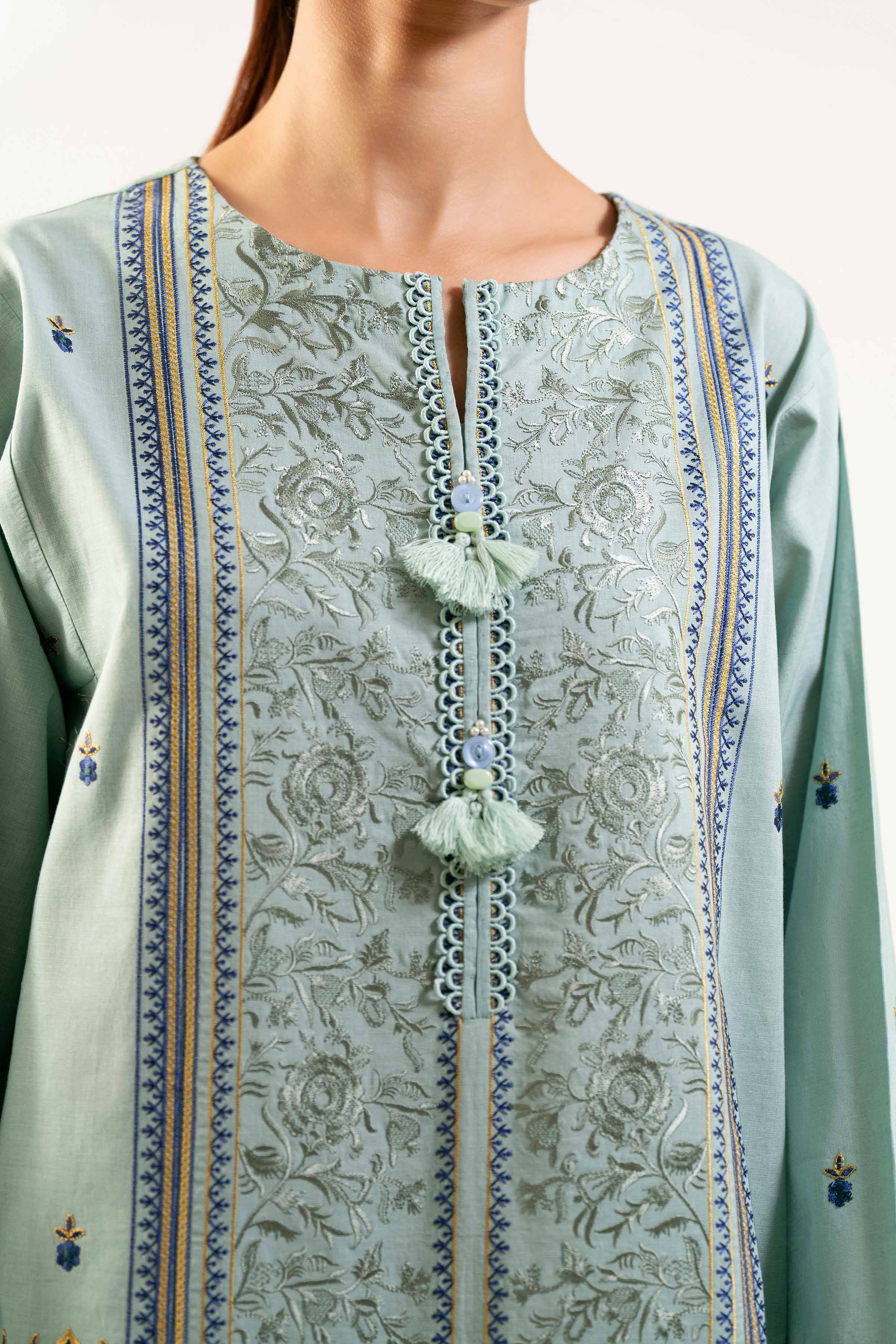 3 Piece - Digital Printed Embroidered Suit - 42501832 for Women - Unstitched Collection | Nishat | Shop Online