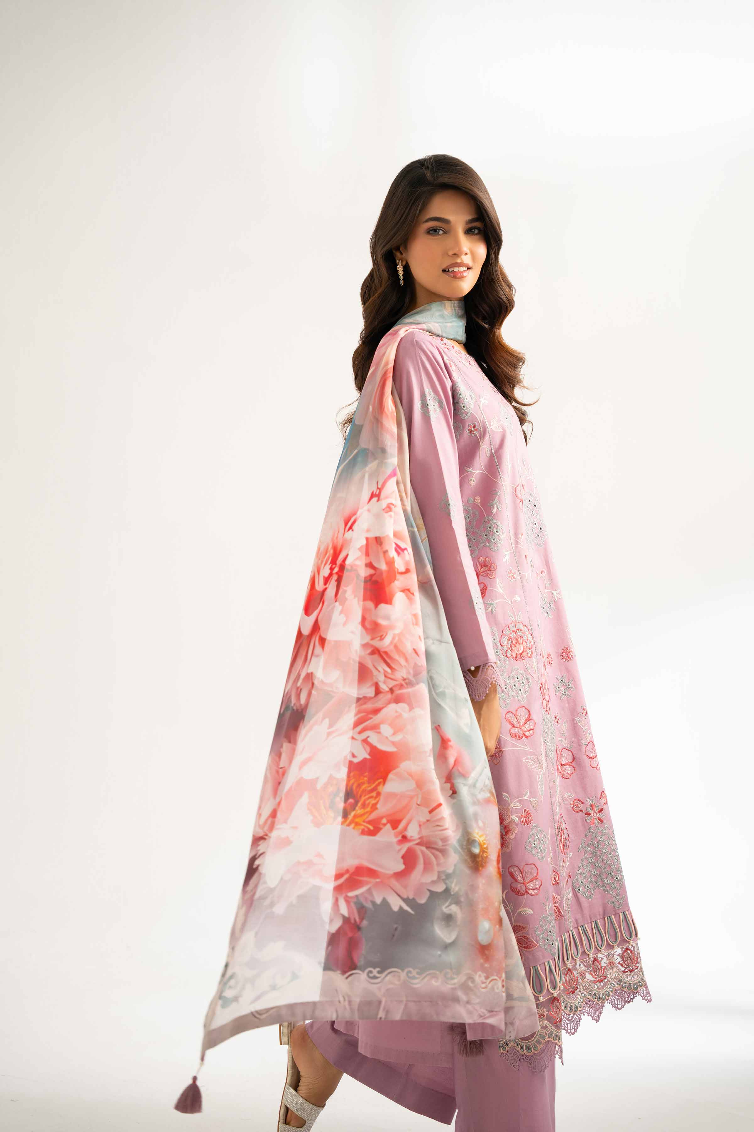 3 Piece - Digital Printed Embroidered Suit - 42501833 for Women - Unstitched Collection | Nishat | Shop Online