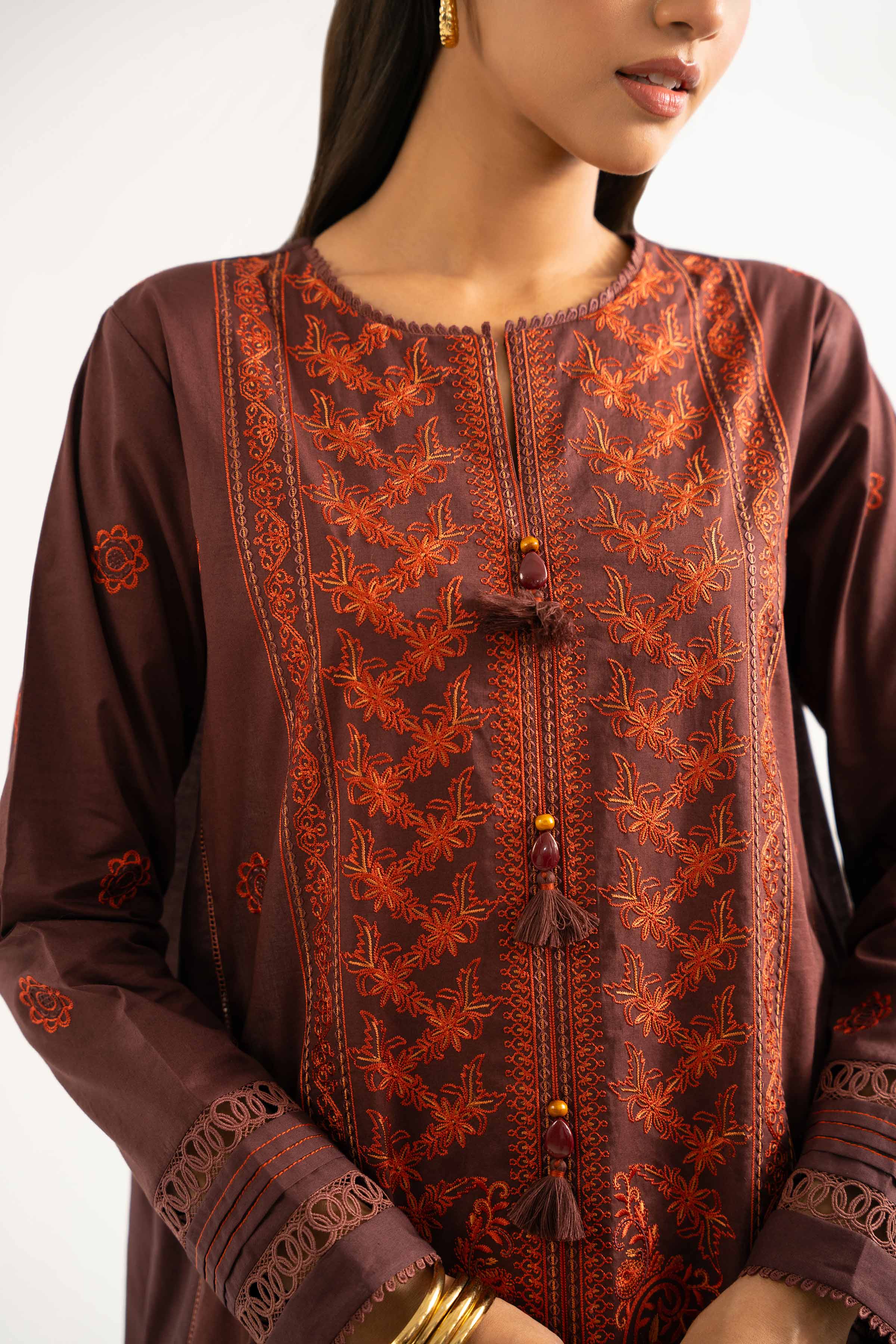 3 Piece - Digital Printed Embroidered Suit - 42501835 for Women - Unstitched Collection | Nishat | Shop Online