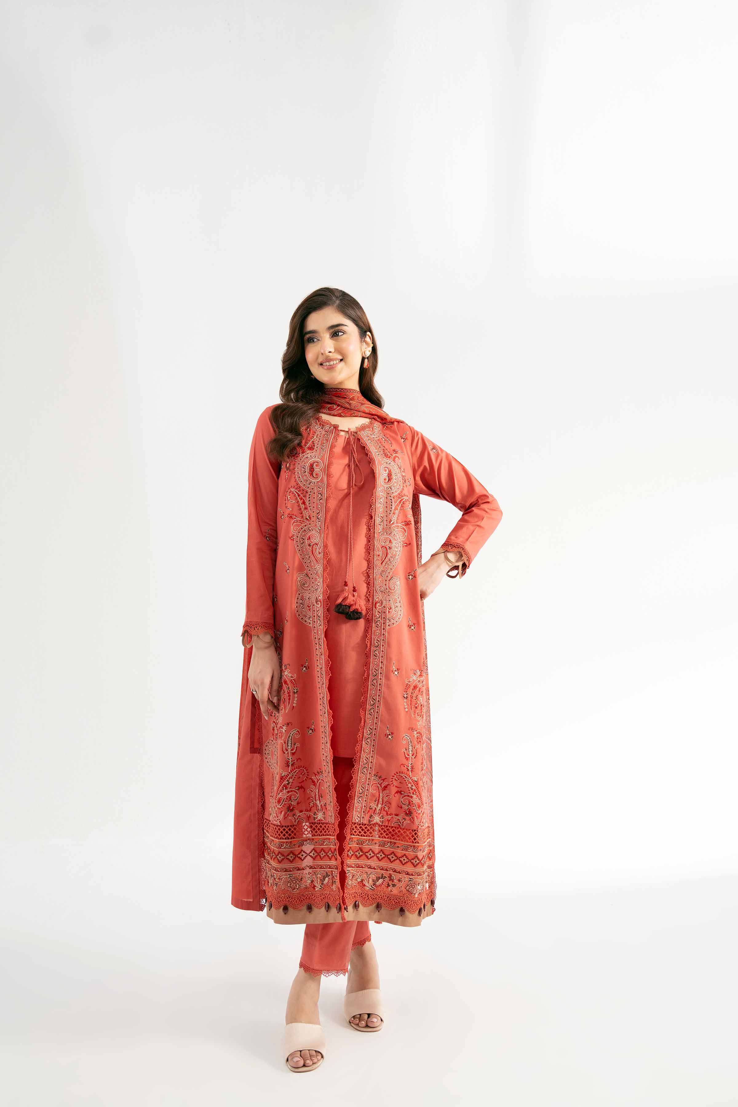 3 Piece - Digital Printed Embroidered Suit - 42501837 for Women - Unstitched Collection | Nishat | Shop Online