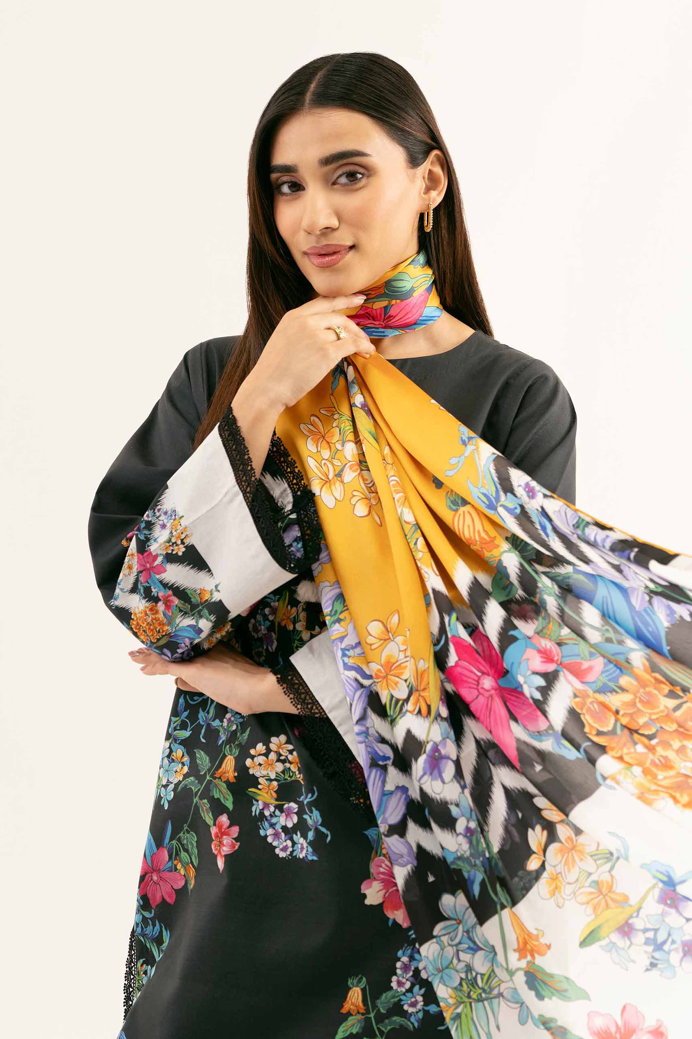 3 Piece - Digital Printed Embroidered Suit - 42501839 for Women - Unstitched Collection | Nishat | Shop Online