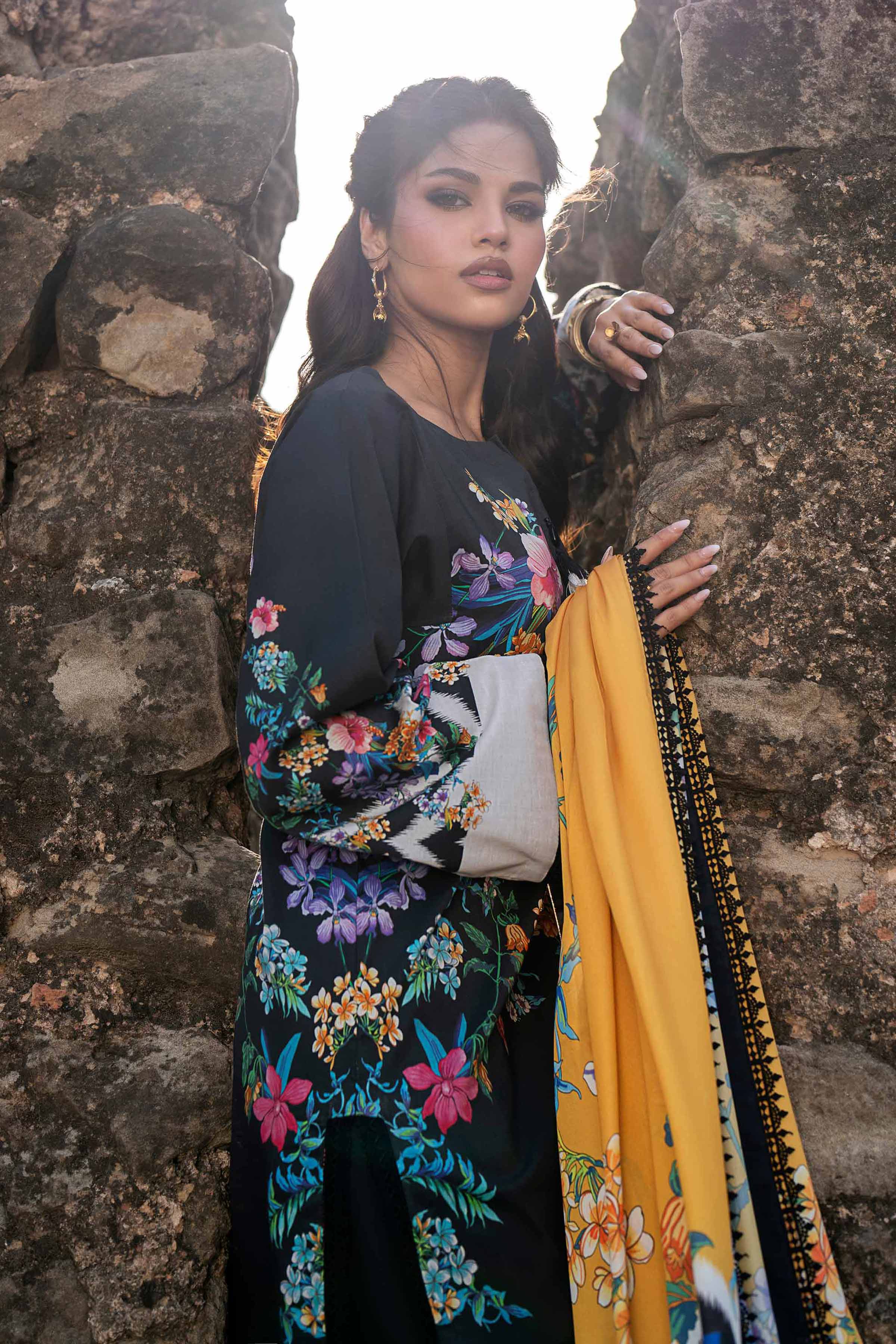 3 Piece - Digital Printed Embroidered Suit - 42501839 for Women - Unstitched Collection | Nishat | Shop Online