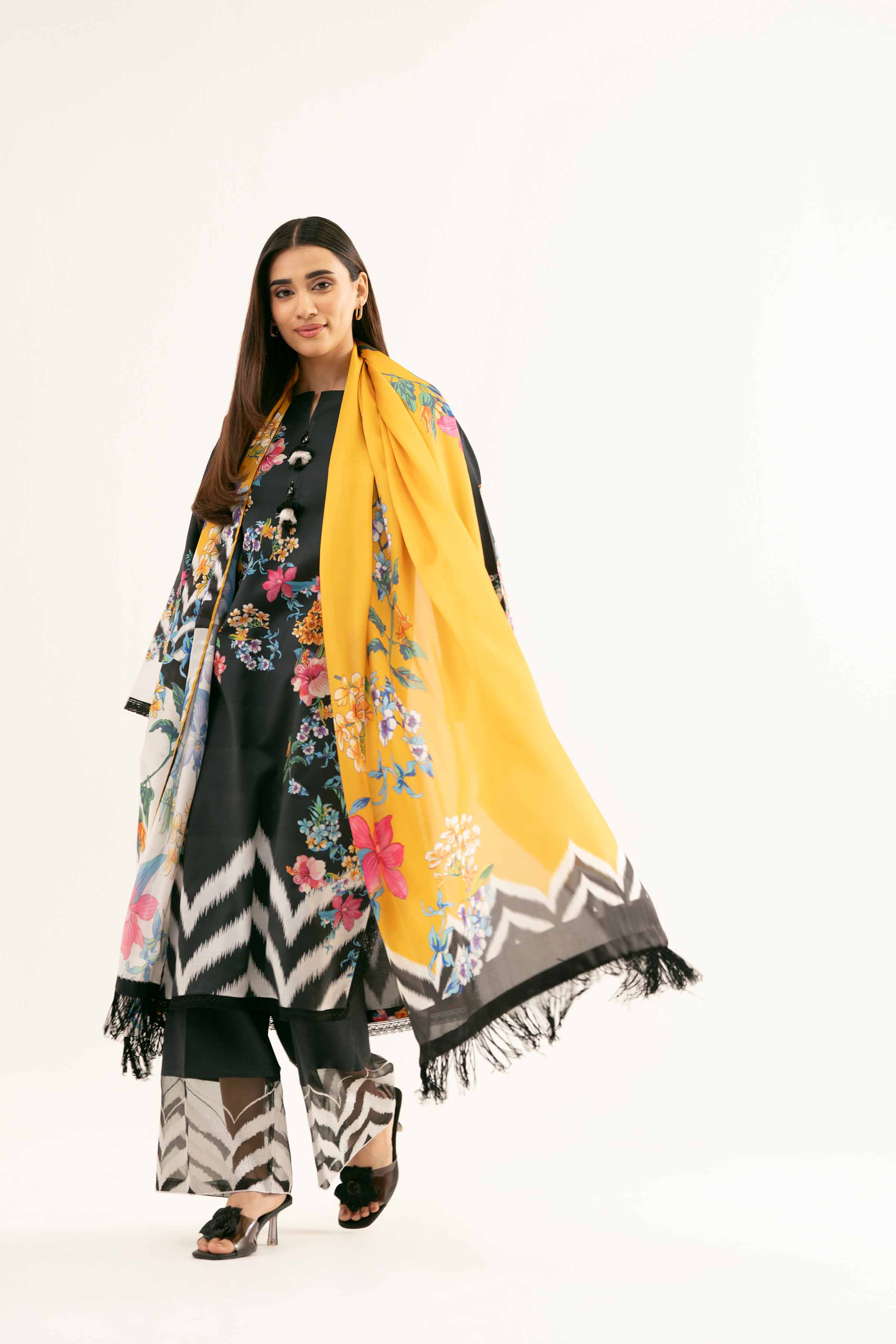 3 Piece - Digital Printed Embroidered Suit - 42501839 for Women - Unstitched Collection | Nishat | Shop Online