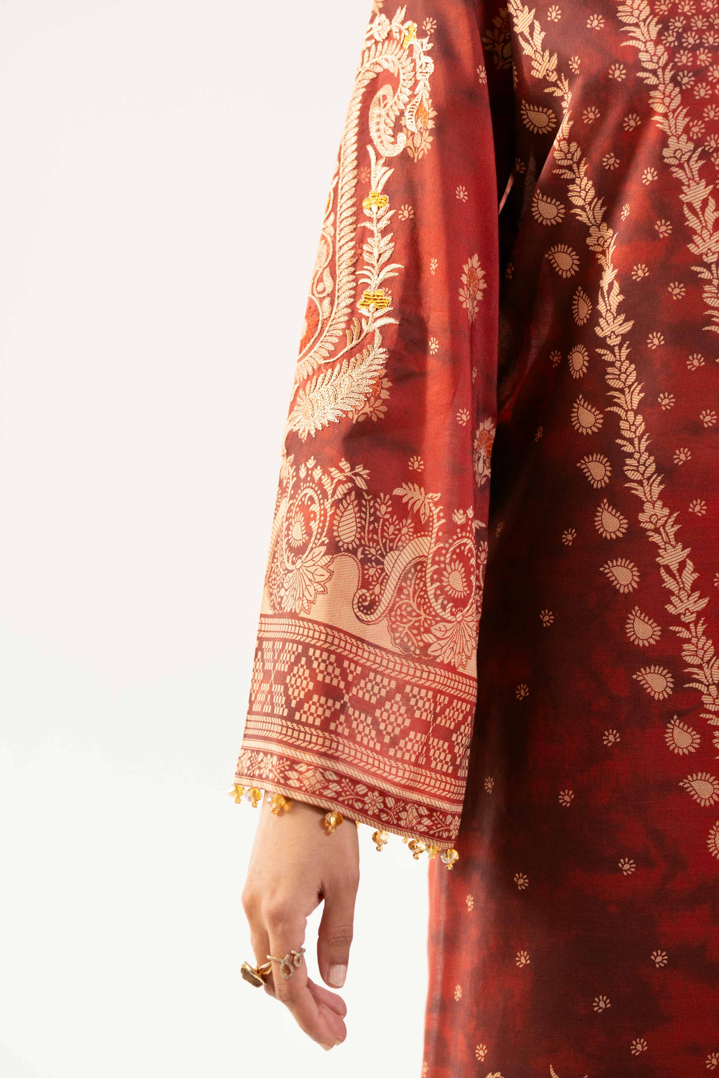 3 Piece - Digital Printed Embroidered Suit - 42501844 for Women - Unstitched Collection | Nishat | Shop Online