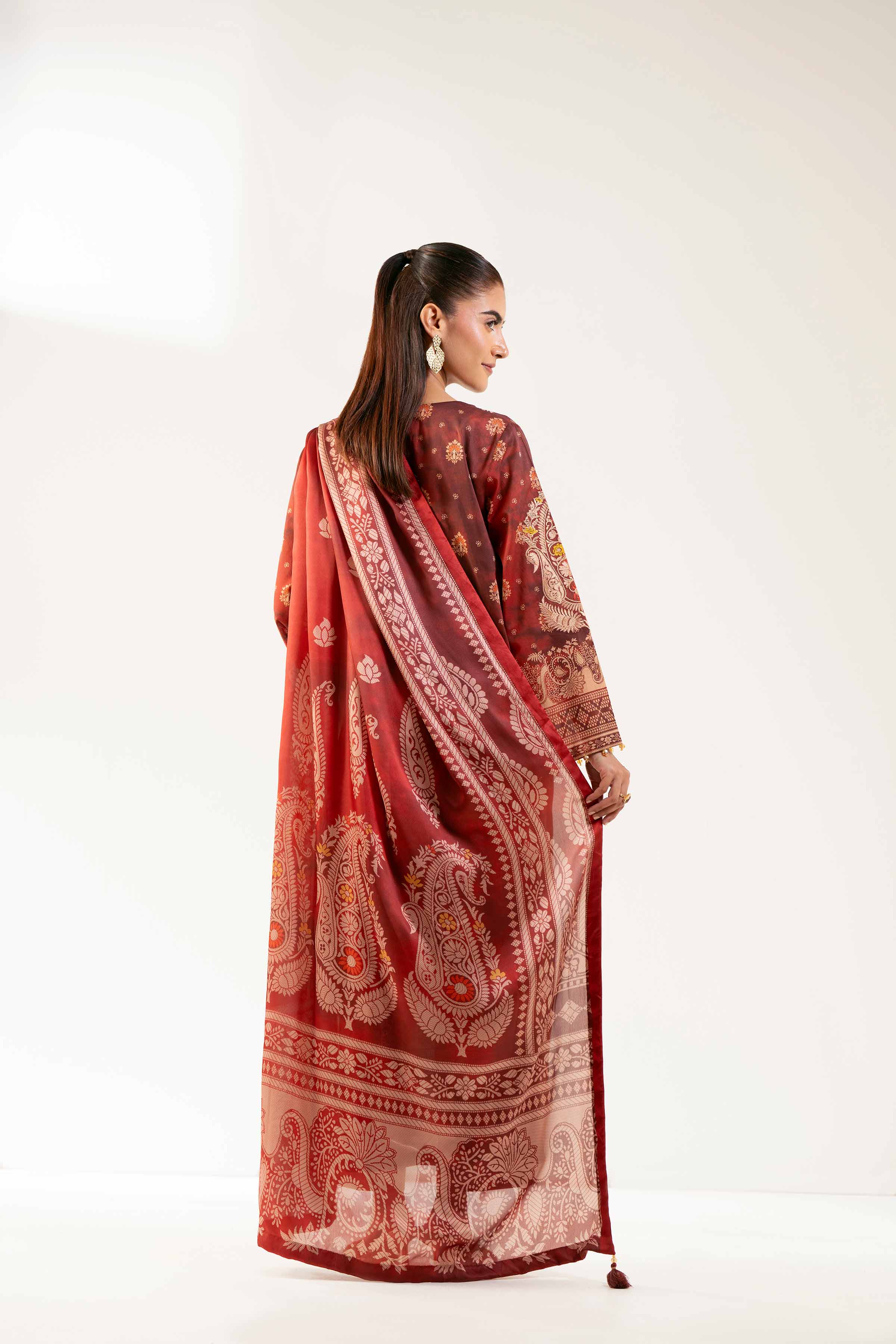 3 Piece - Digital Printed Embroidered Suit - 42501844 for Women - Unstitched Collection | Nishat | Shop Online