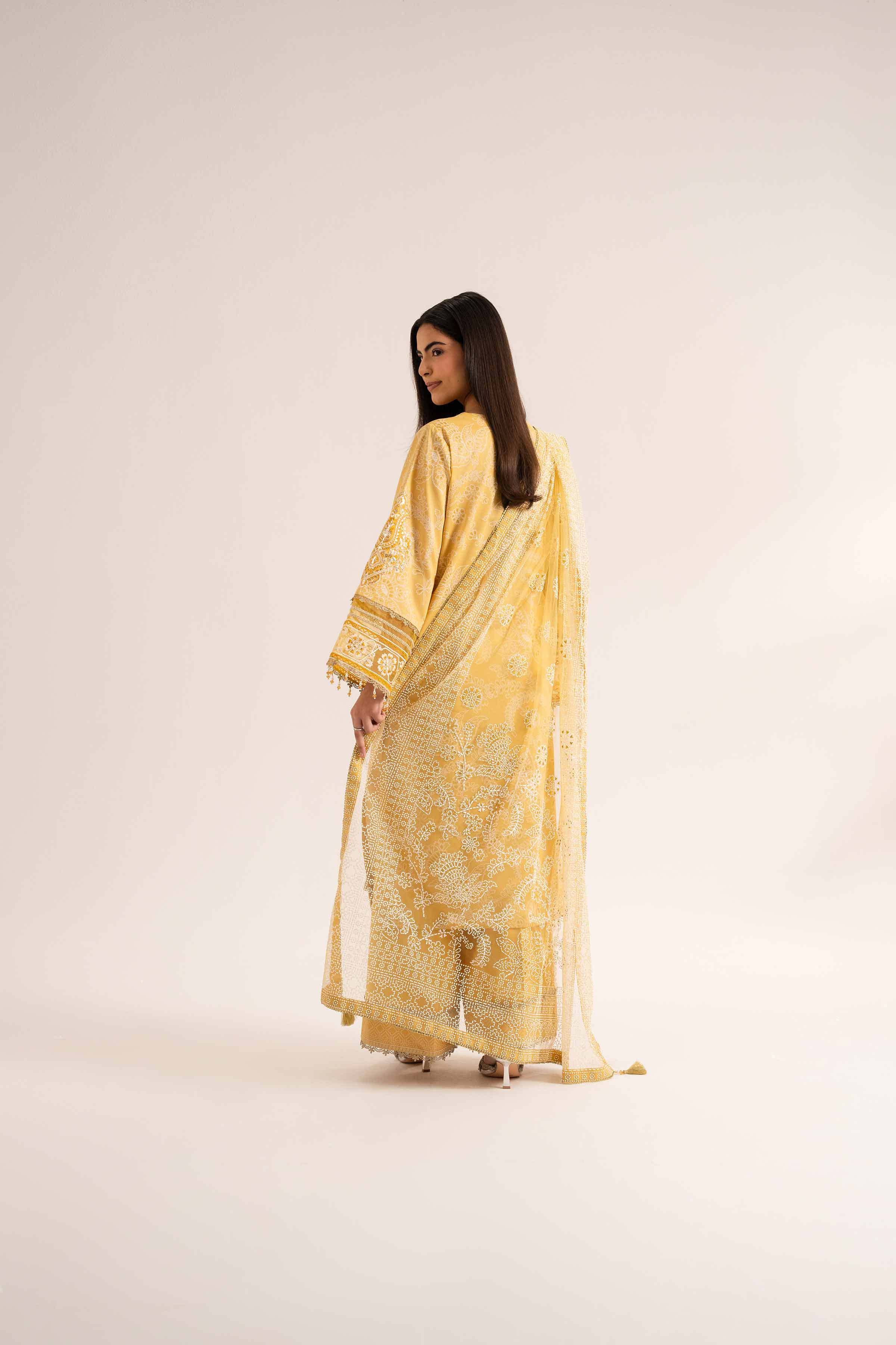3 Piece -  Paste Printed Suit - 42501850 for Women - Unstitched Collection | Nishat | Shop Online