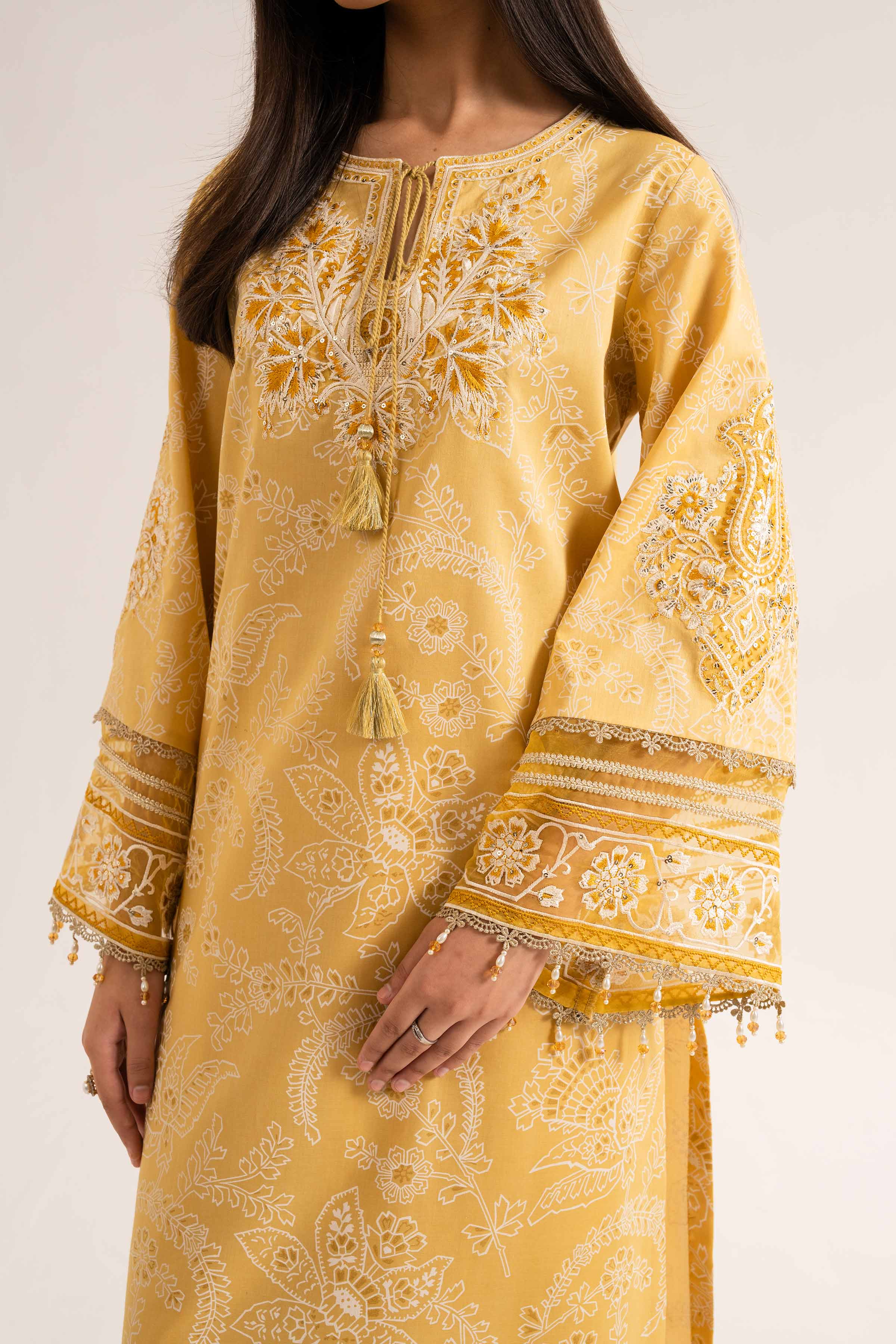 3 Piece -  Paste Printed Suit - 42501850 for Women - Unstitched Collection | Nishat | Shop Online