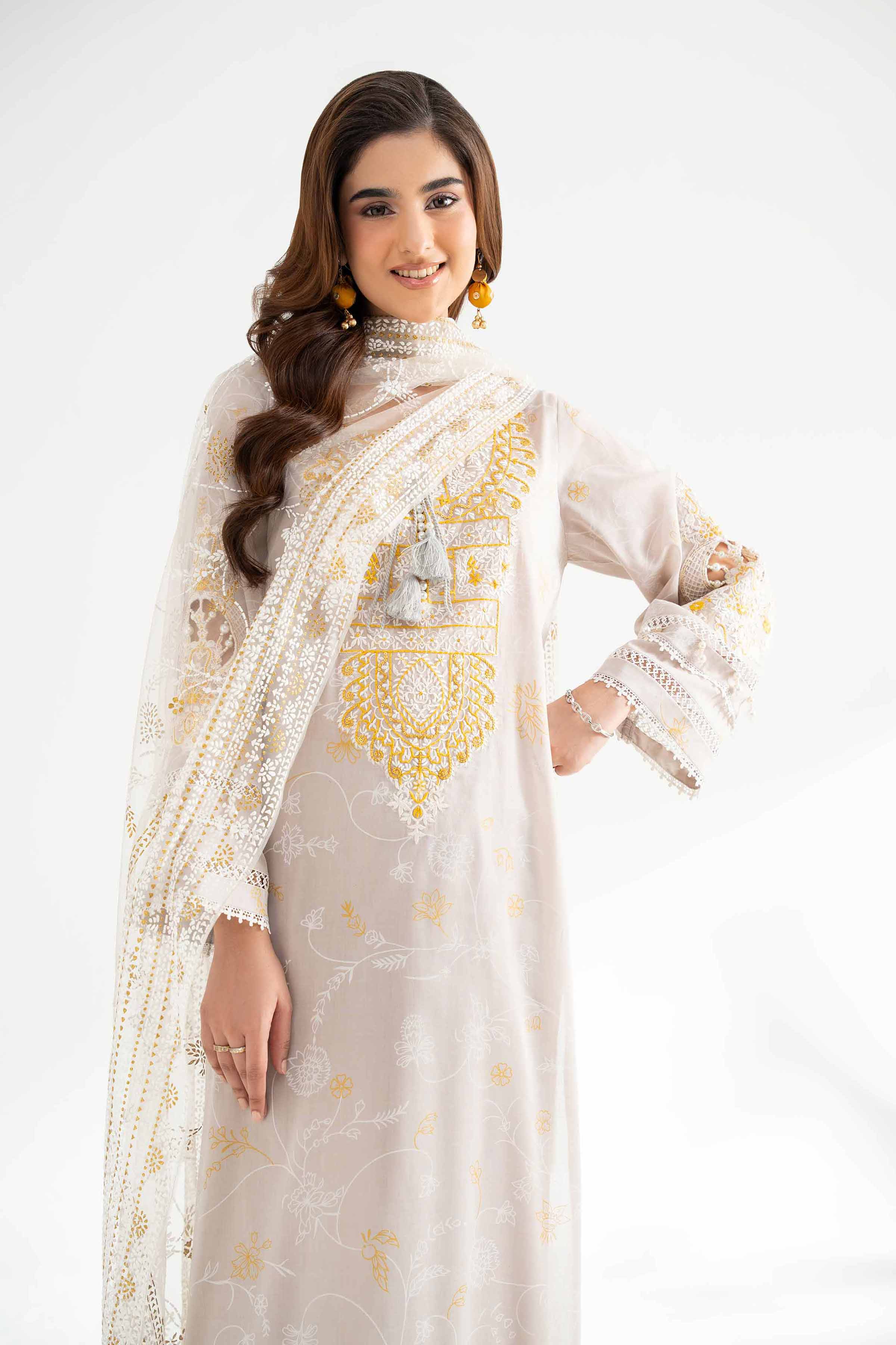 3 Piece -  Paste Printed Suit - 42501852 for Women - Unstitched Collection | Nishat | Shop Online