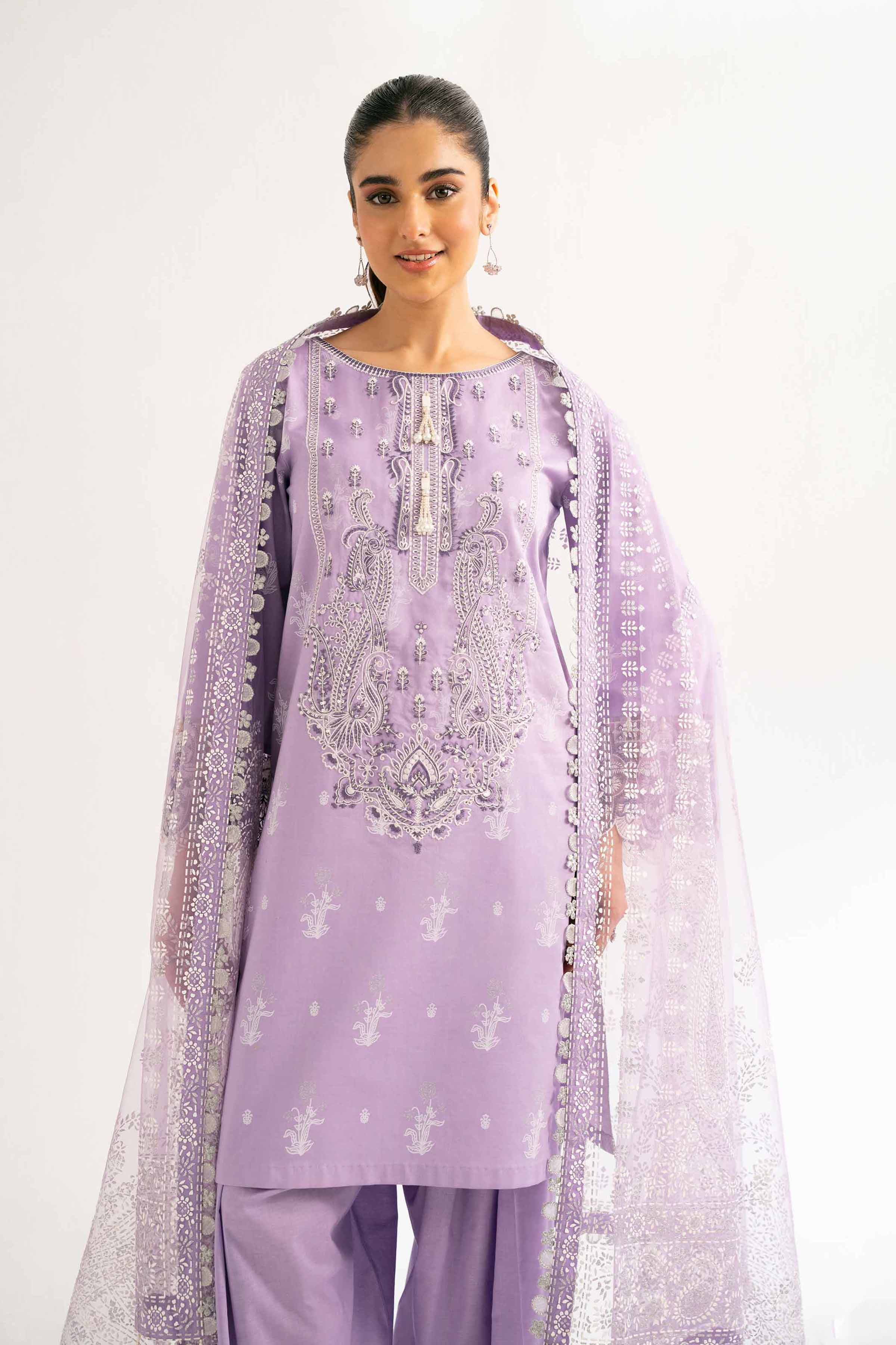 3 Piece -  Paste Printed Suit - 42501854 for Women - Unstitched Collection | Nishat | Shop Online