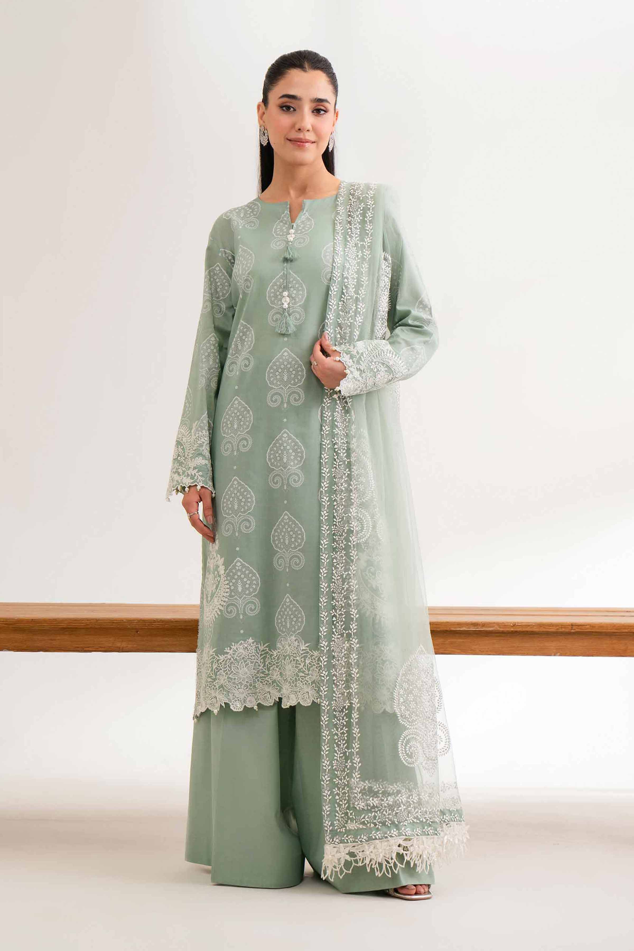 3 Piece -  Paste Printed Suit - 42501855 for Women - Unstitched Collection | Nishat | Shop Online