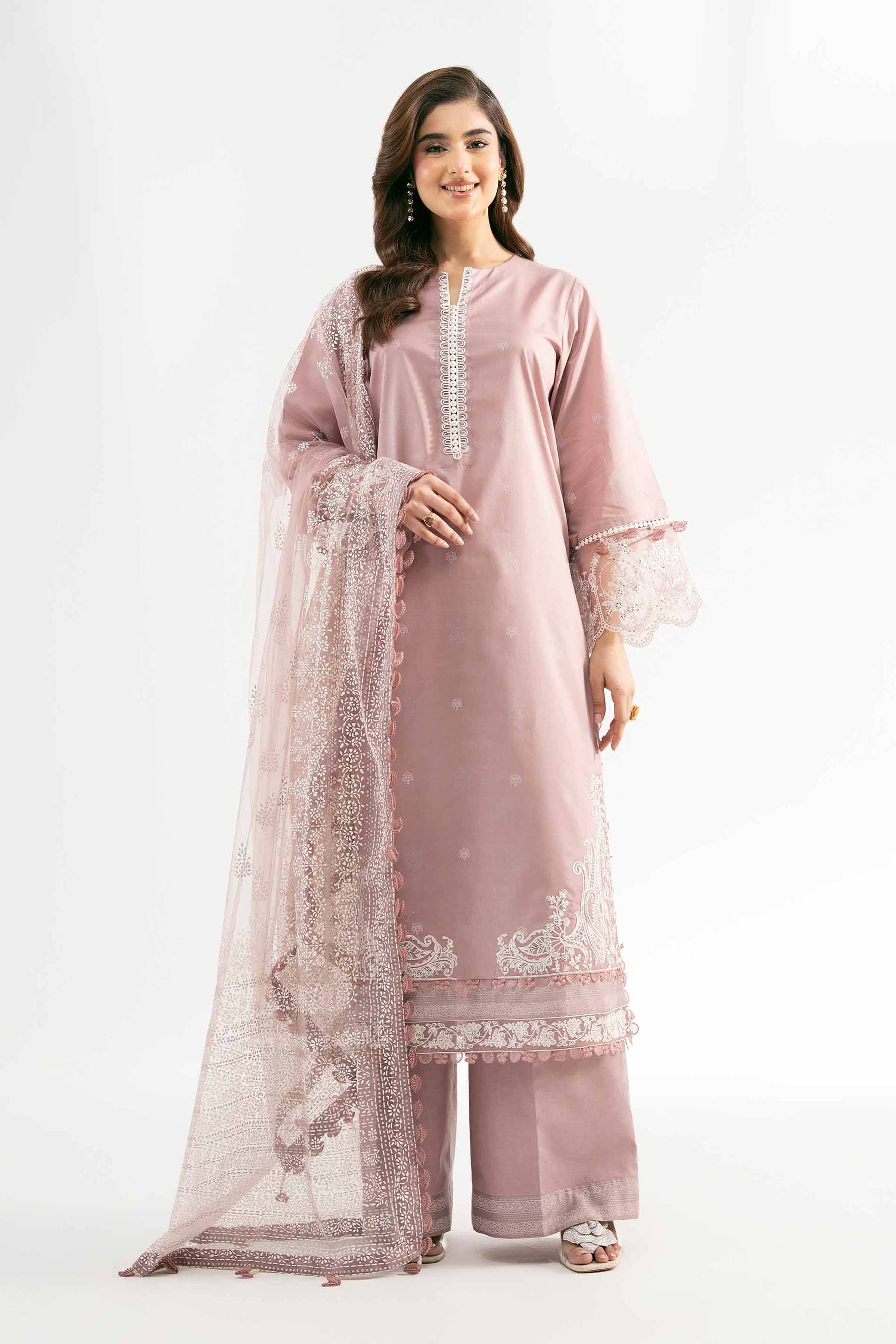 3 Piece -  Paste Printed Suit - 42501857 for Women - Unstitched Collection | Nishat | Shop Online